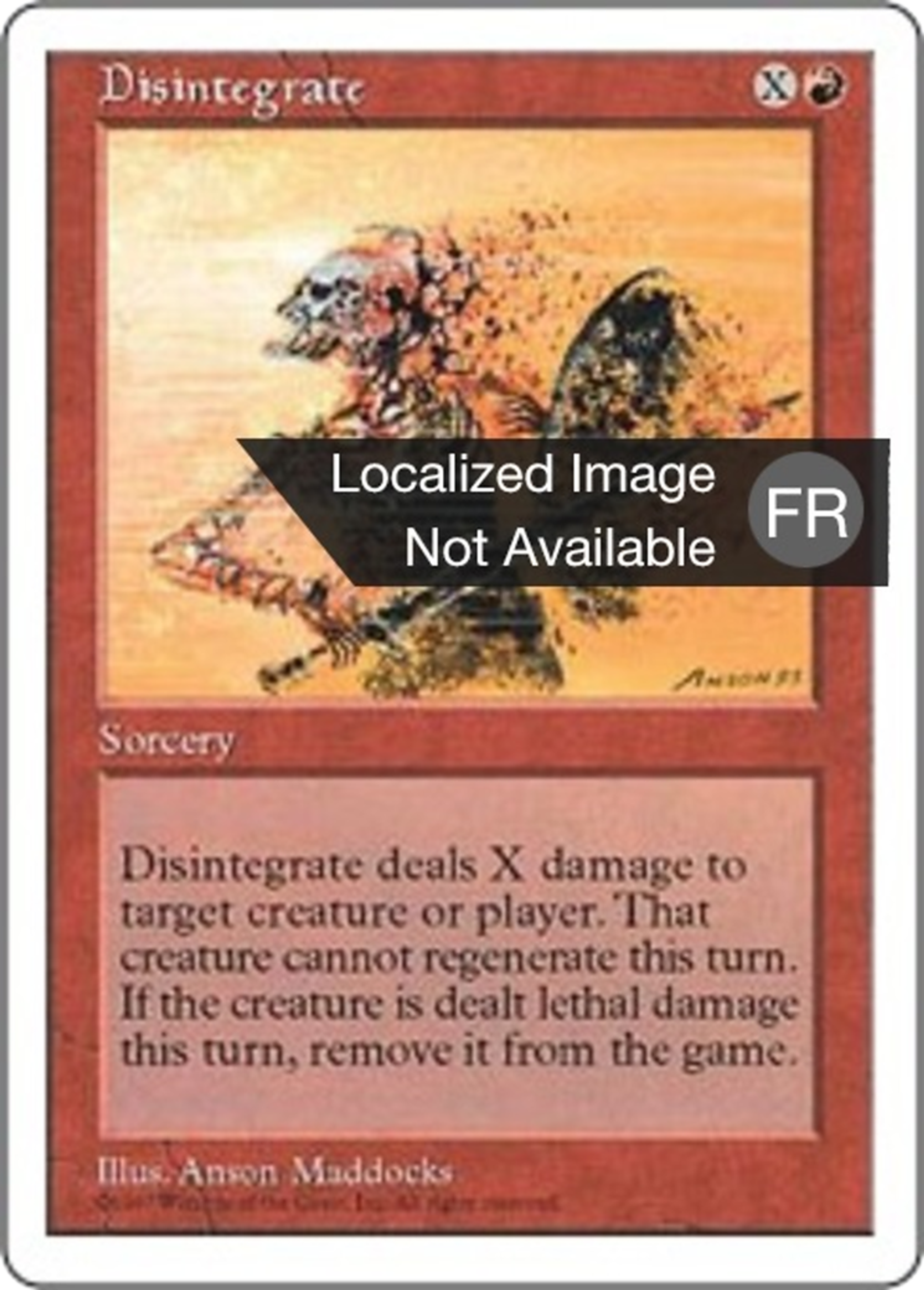 Désintégration — Fifth Edition — Magic: The Gathering