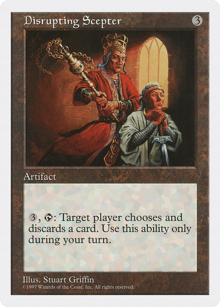 Disrupting Scepter — Fifth Edition — Magic: The Gathering