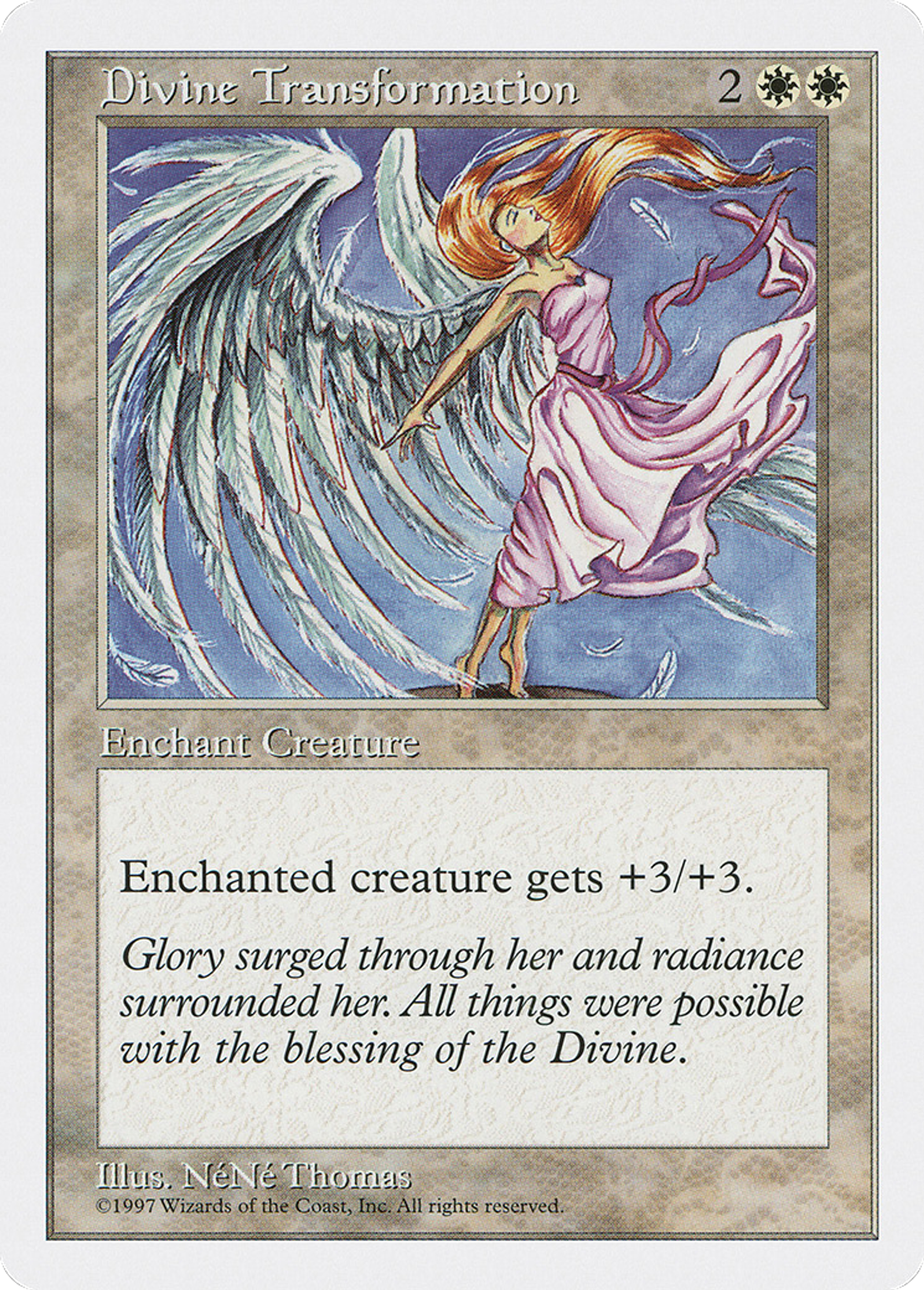 Divine Transformation — Fifth Edition — Magic: The Gathering