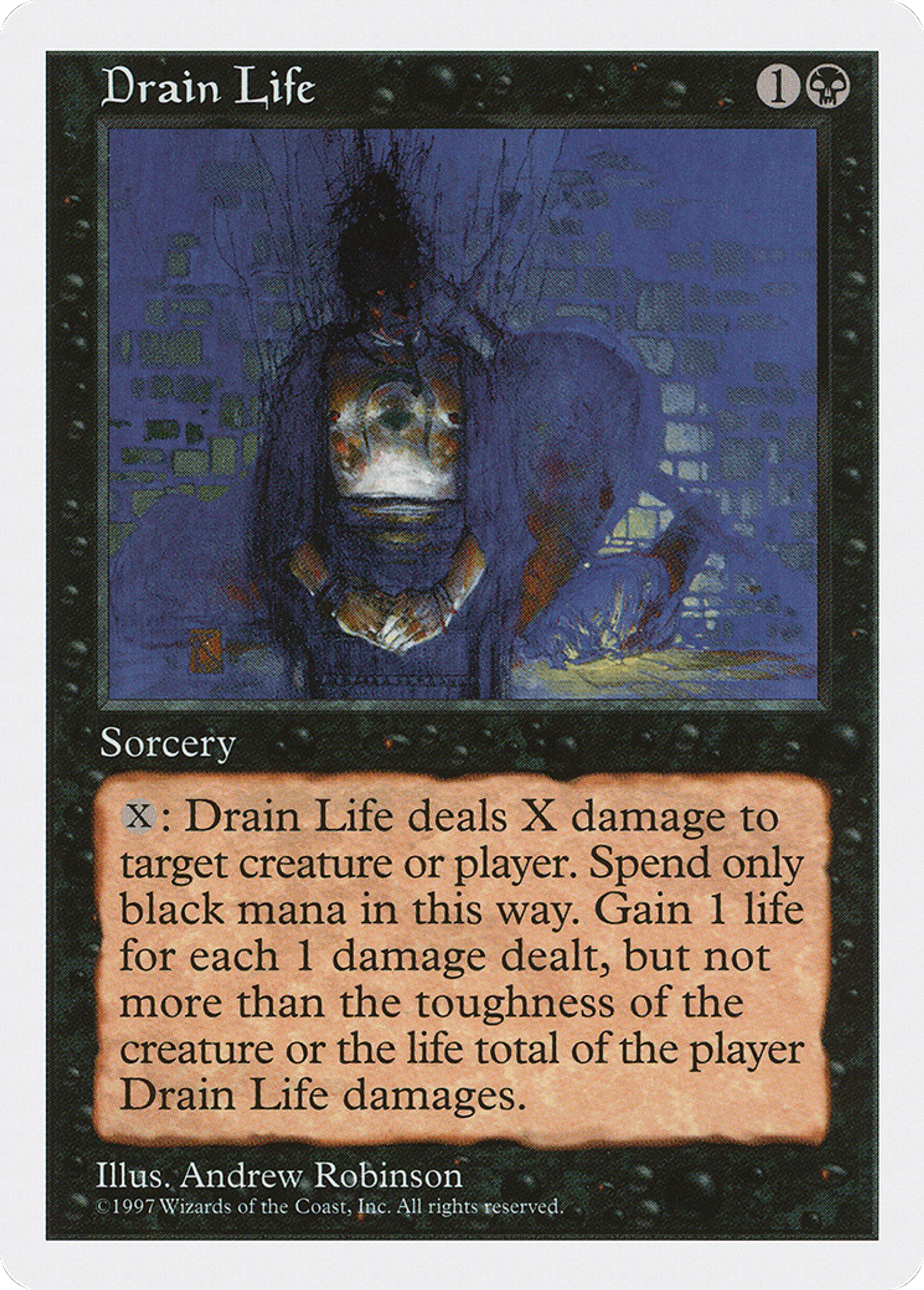 Drain Life — Fifth Edition — Magic: The Gathering
