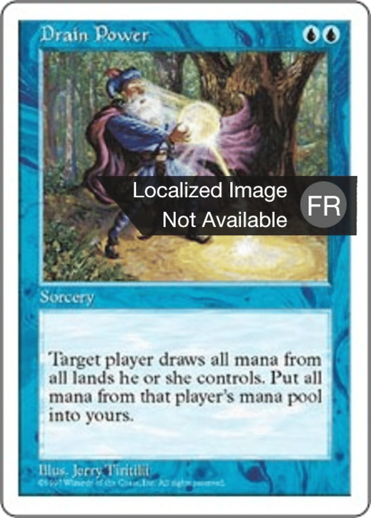 Drain d'énergie — Fifth Edition — Magic: The Gathering