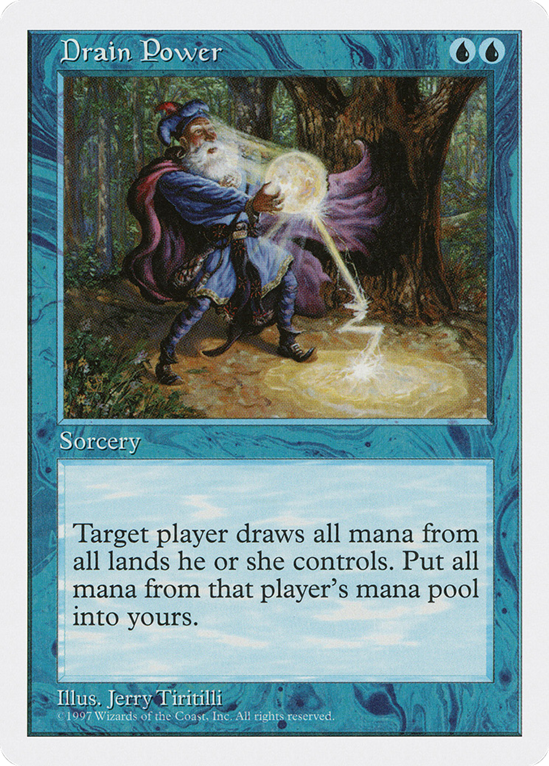 Drain Power — Fifth Edition — Magic: The Gathering