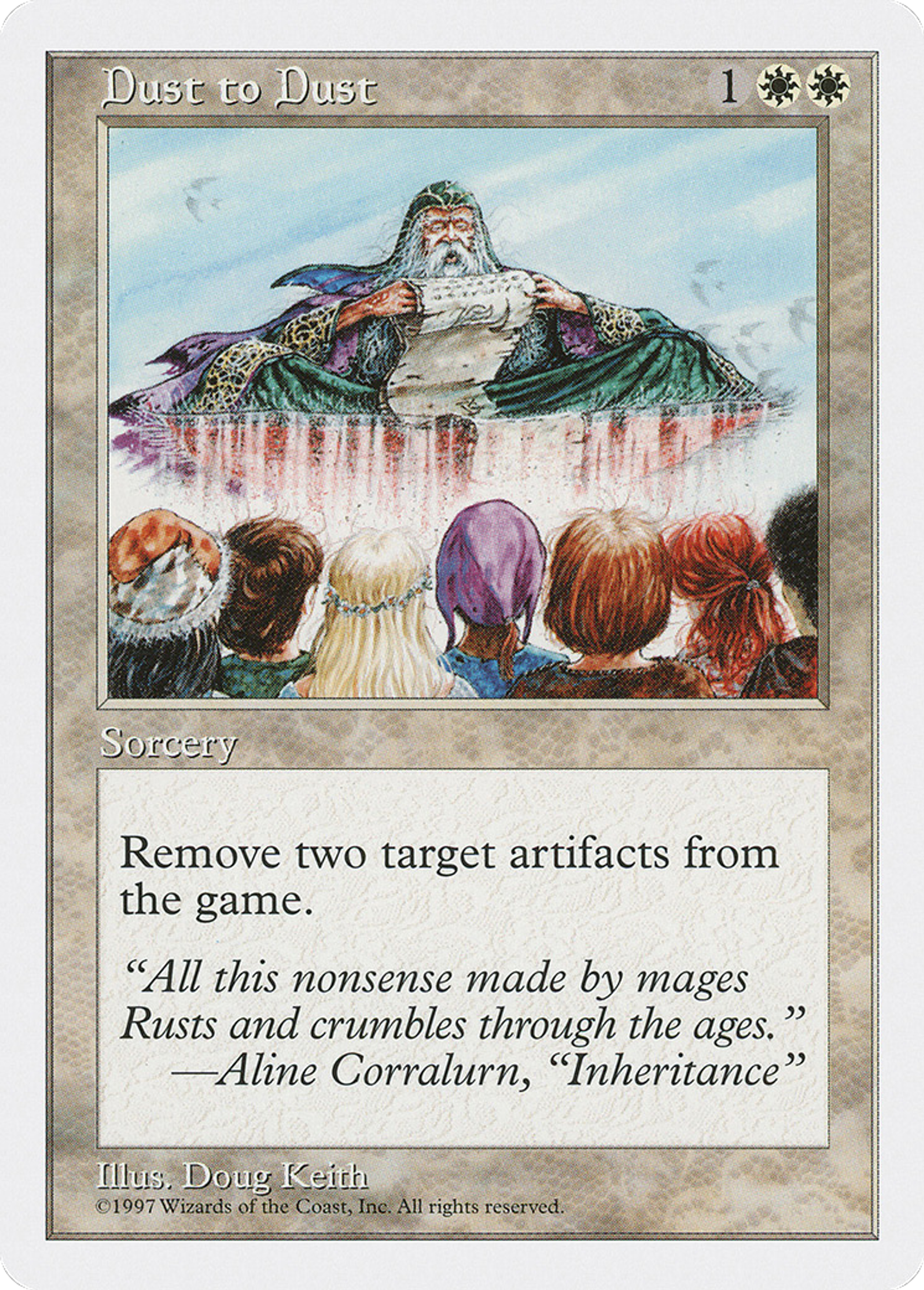 Dust to Dust — Fifth Edition — Magic: The Gathering