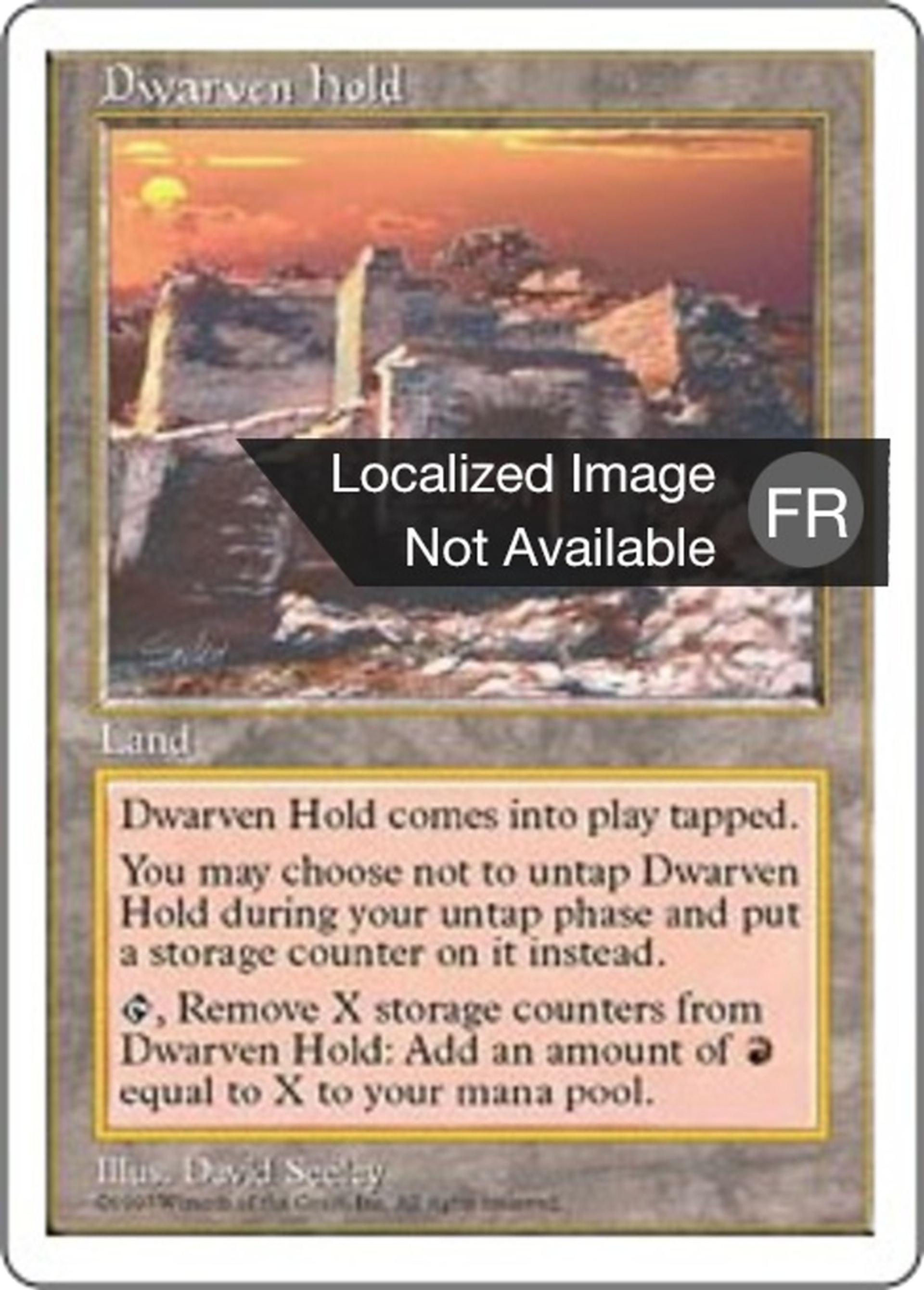 Entrepôt nain — Fifth Edition — Magic: The Gathering