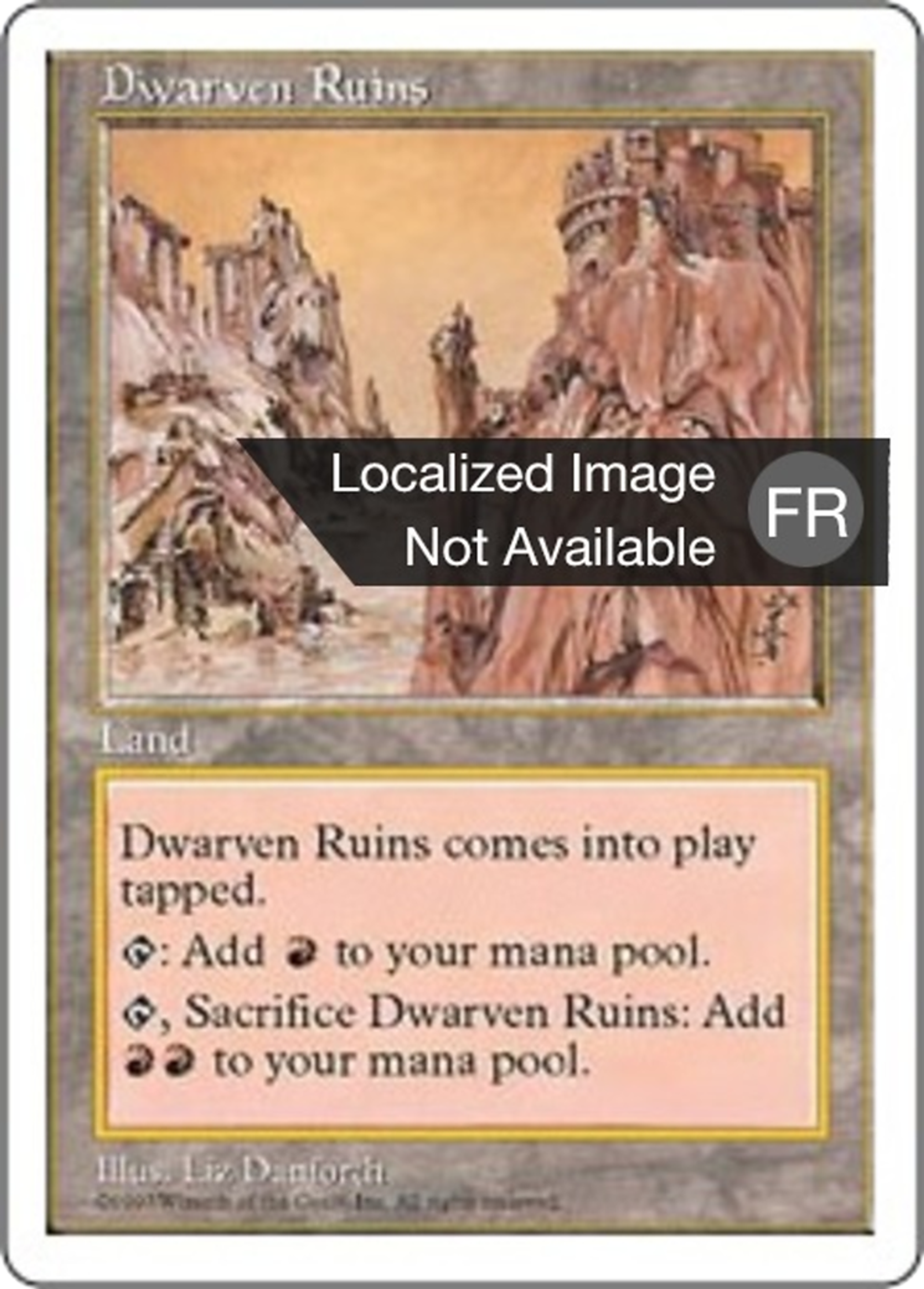 Ruines naines — Fifth Edition — Magic: The Gathering