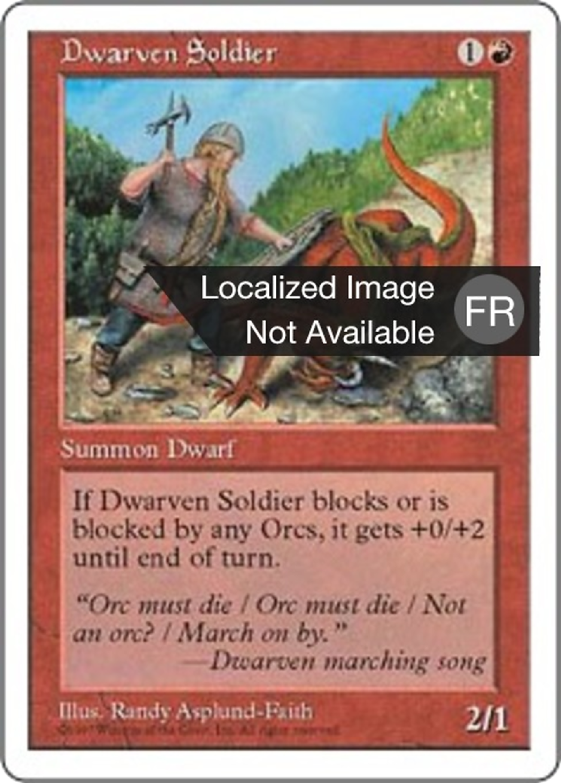 Soldat nain — Fifth Edition — Magic: The Gathering
