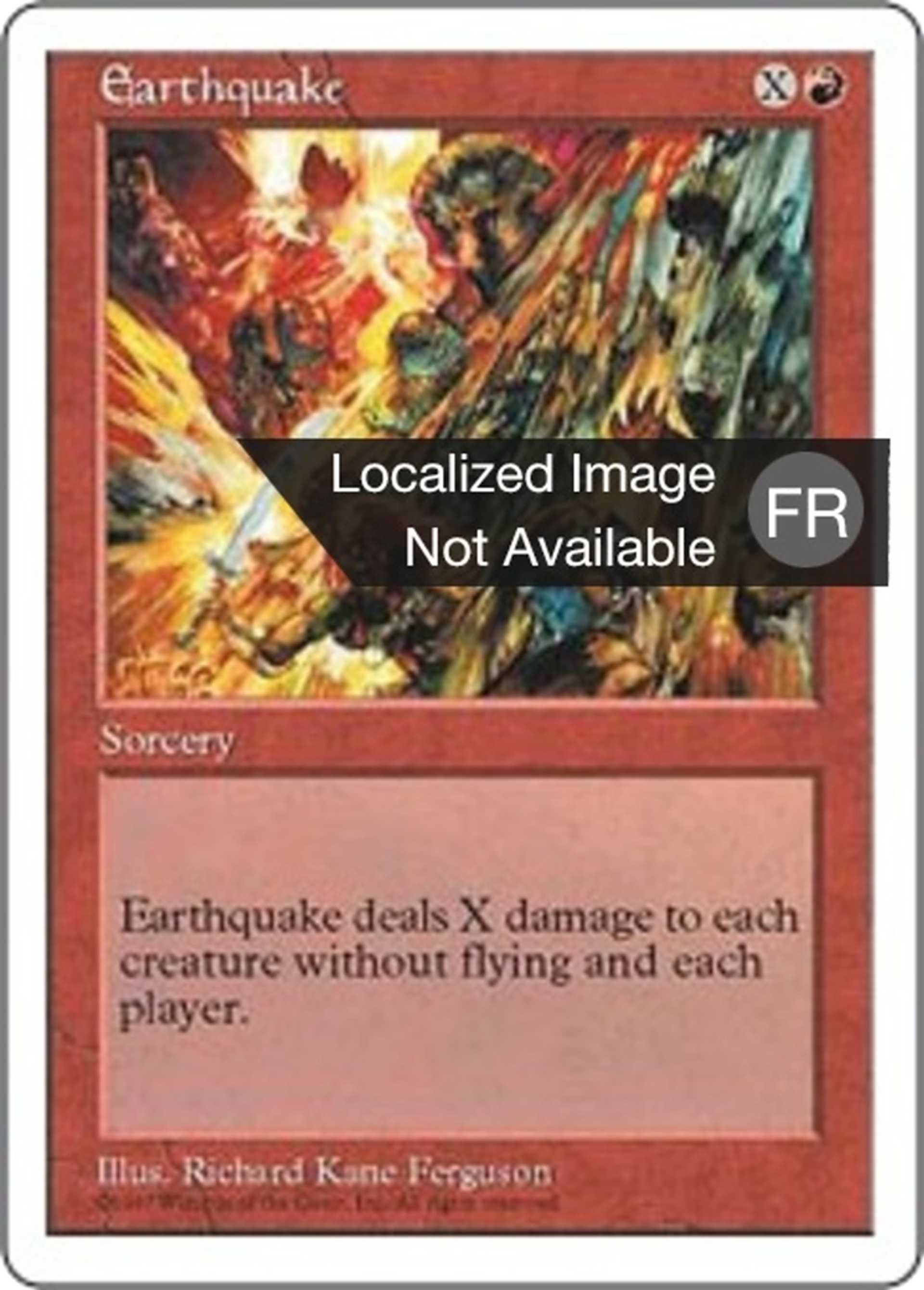 Tremblement de terre — Fifth Edition — Magic: The Gathering