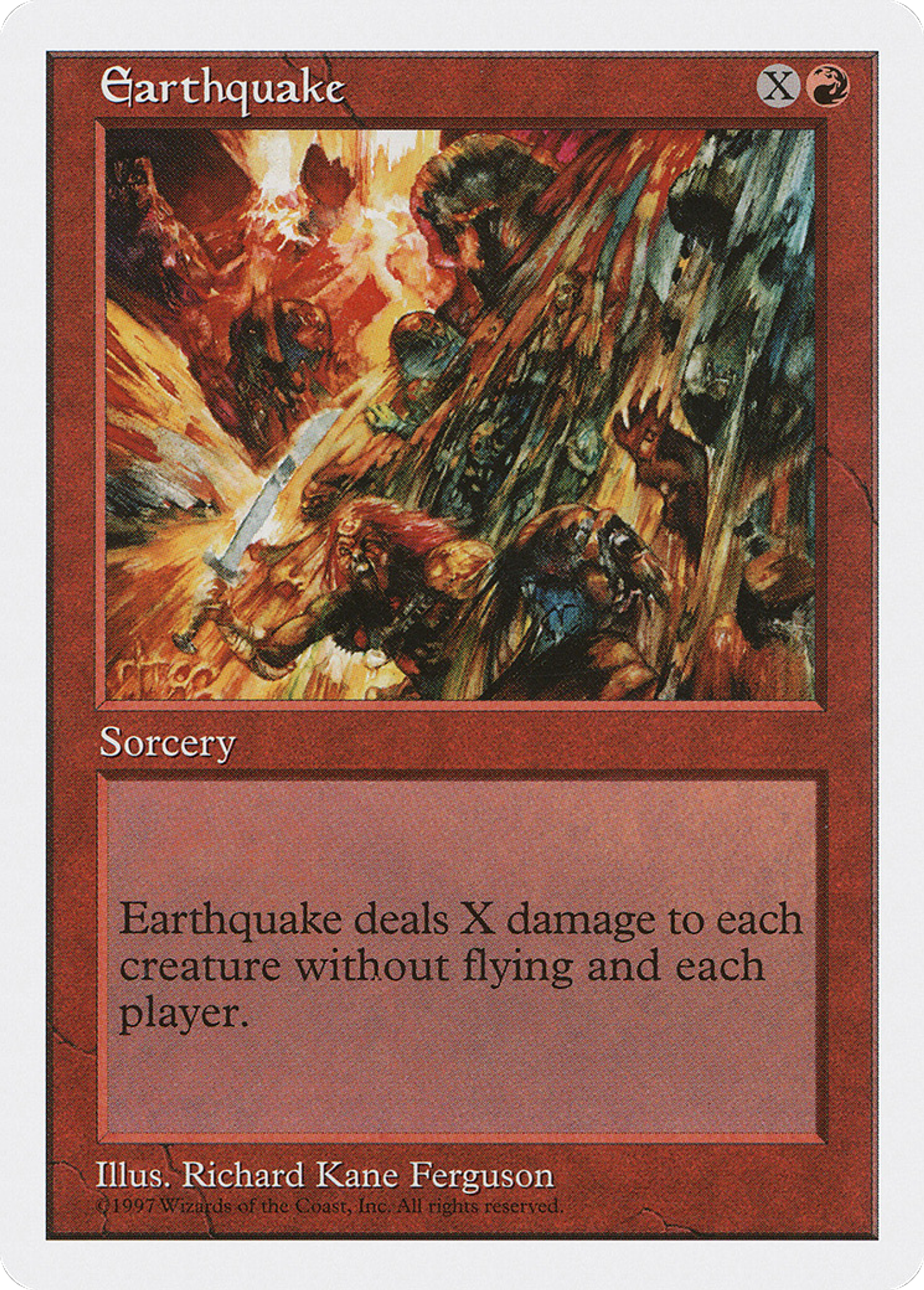 Earthquake — Fifth Edition — Magic: The Gathering