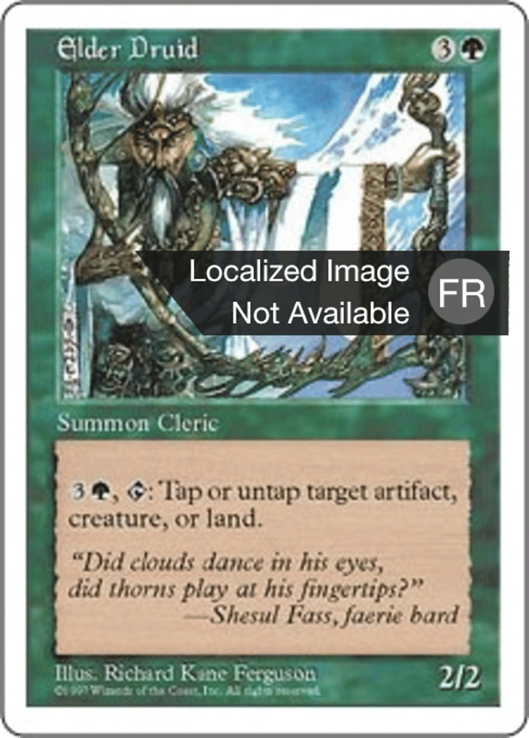 Doyen des druides — Fifth Edition — Magic: The Gathering