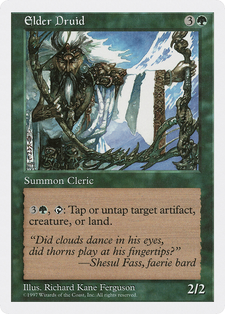 Elder Druid — Fifth Edition — Magic: The Gathering