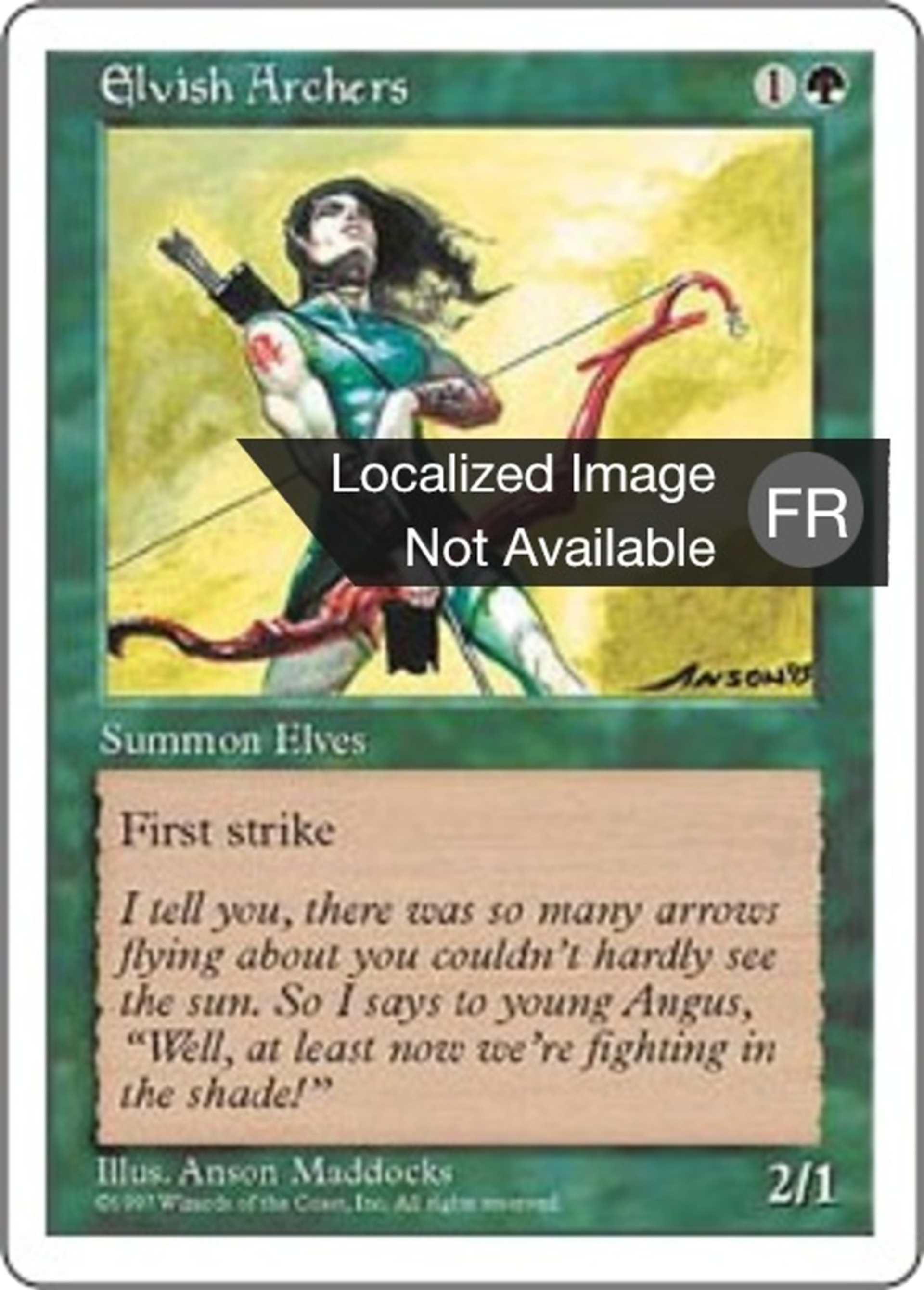 Archers elfes — Fifth Edition — Magic: The Gathering