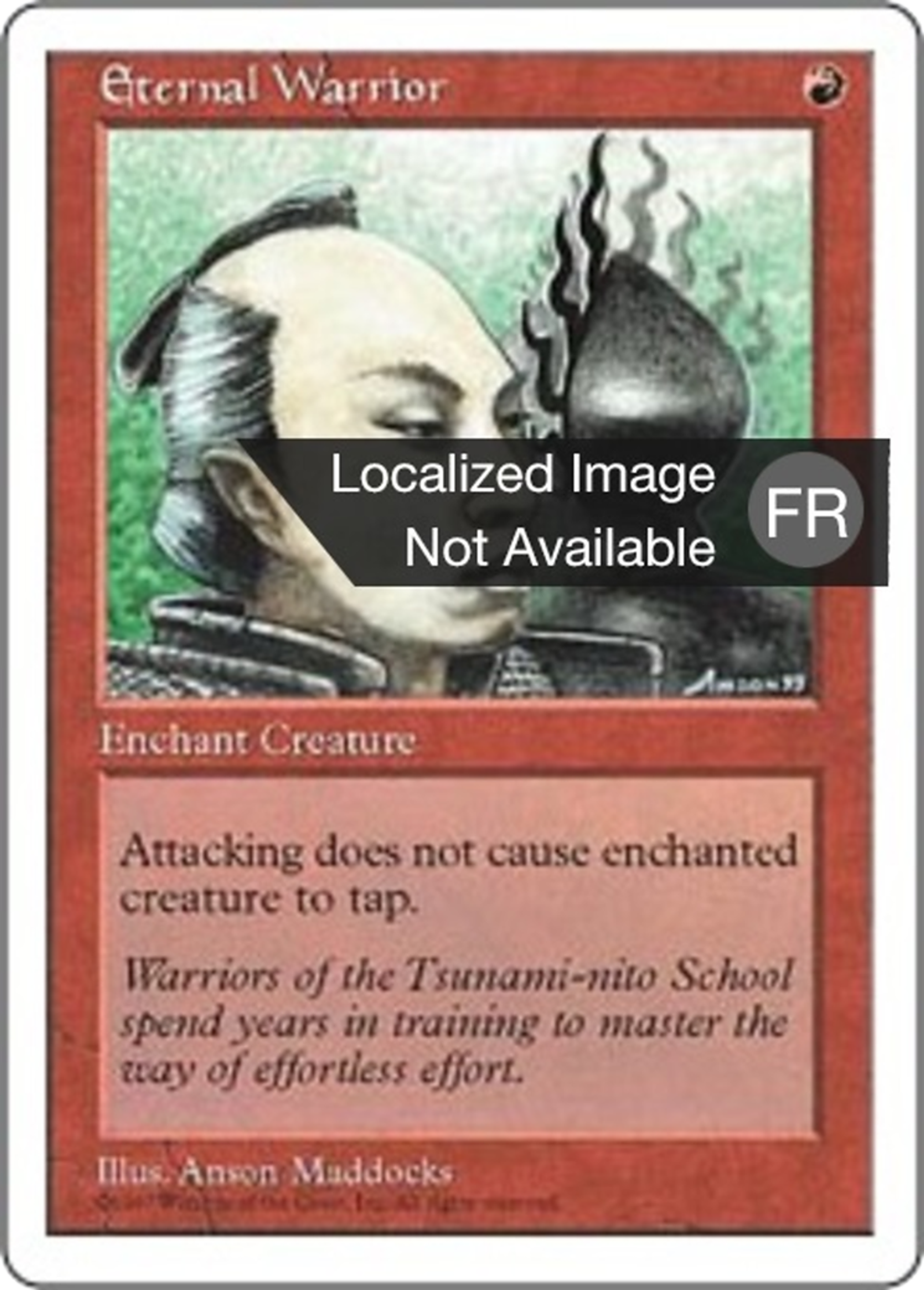 Guerrier éternel — Fifth Edition — Magic: The Gathering