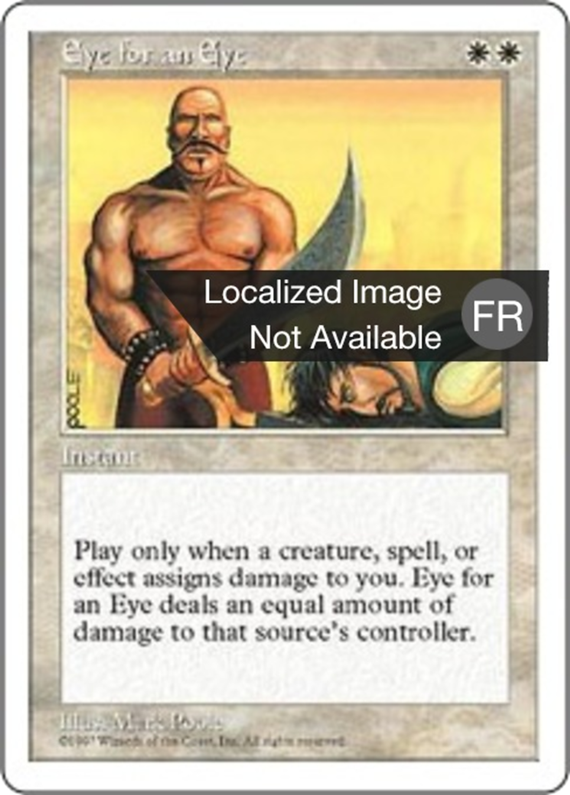 OEil pour OEil — Fifth Edition — Magic: The Gathering