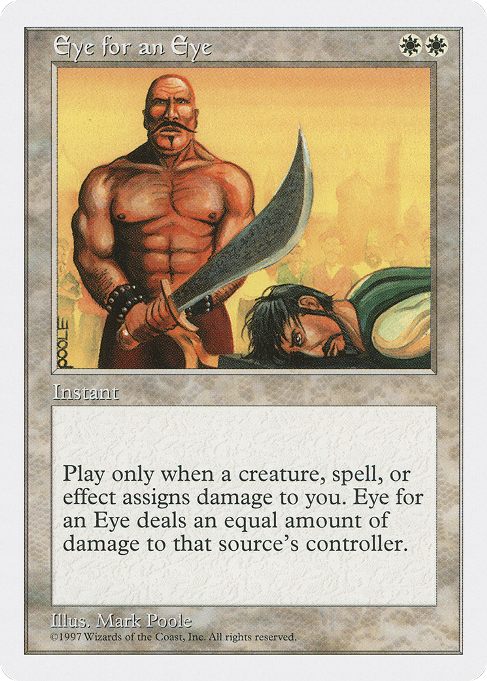 Eye for an Eye — Fifth Edition — Magic: The Gathering