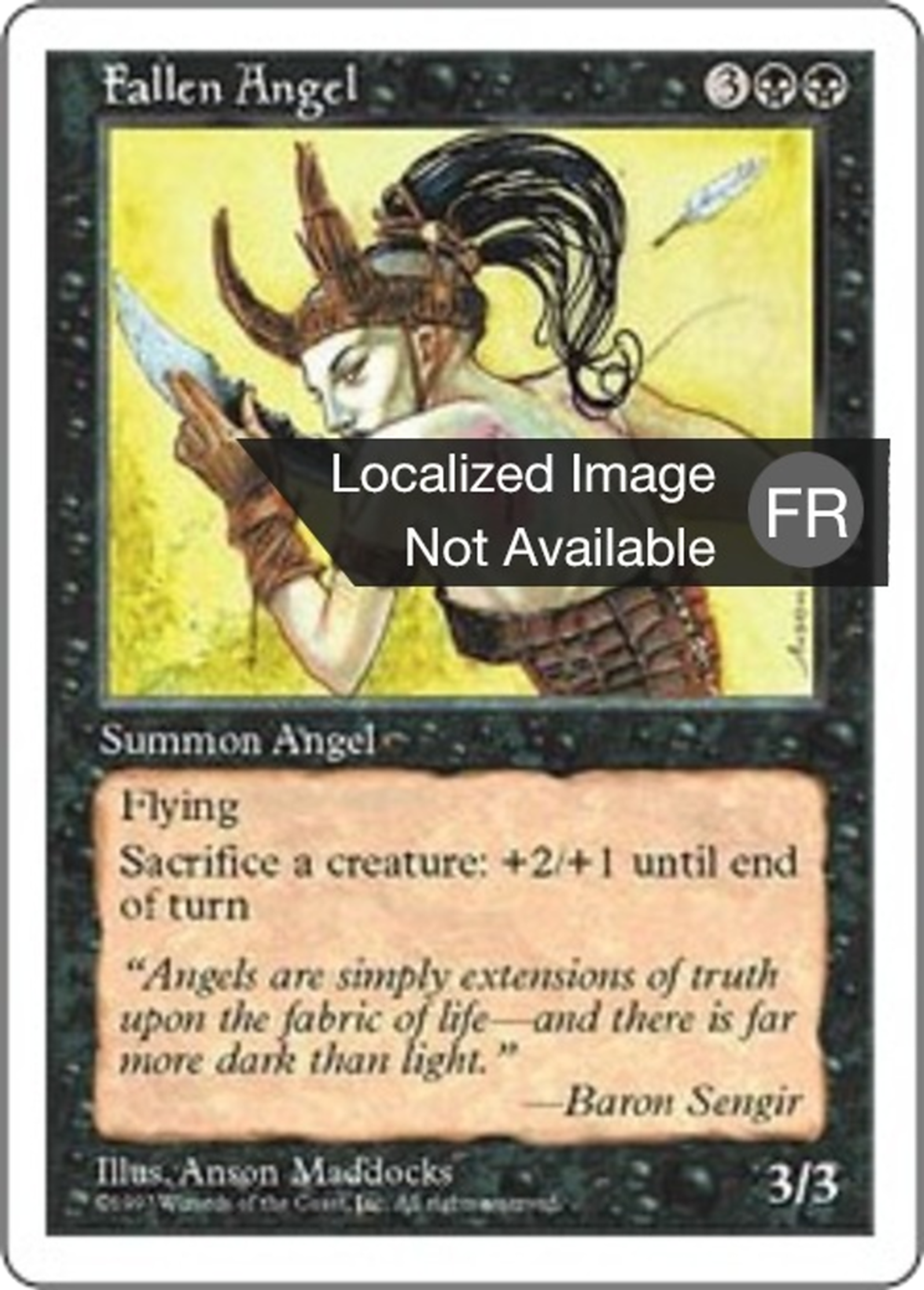 Ange déchue — Fifth Edition — Magic: The Gathering