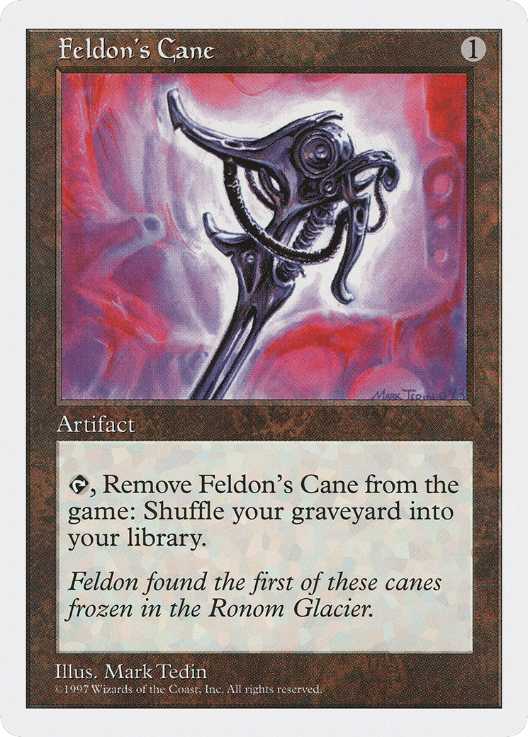 Feldon's Cane — Fifth Edition — Magic: The Gathering