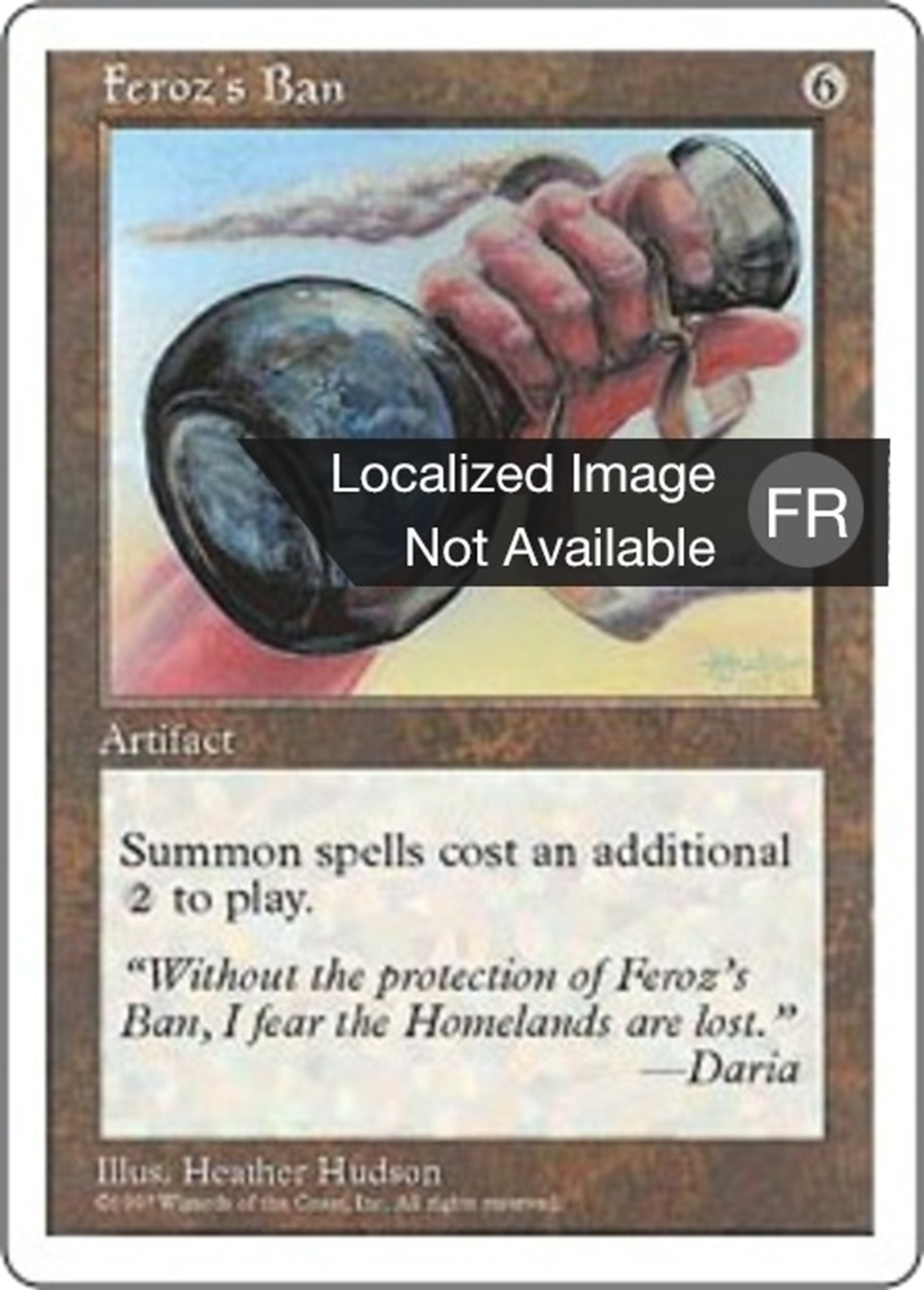 Bannissement selon Feroz — Fifth Edition — Magic: The Gathering