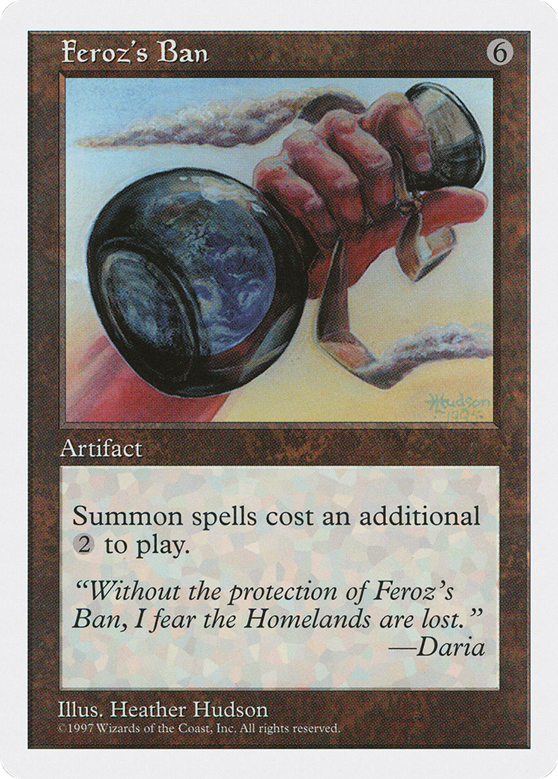 Feroz's Ban — Fifth Edition — Magic: The Gathering