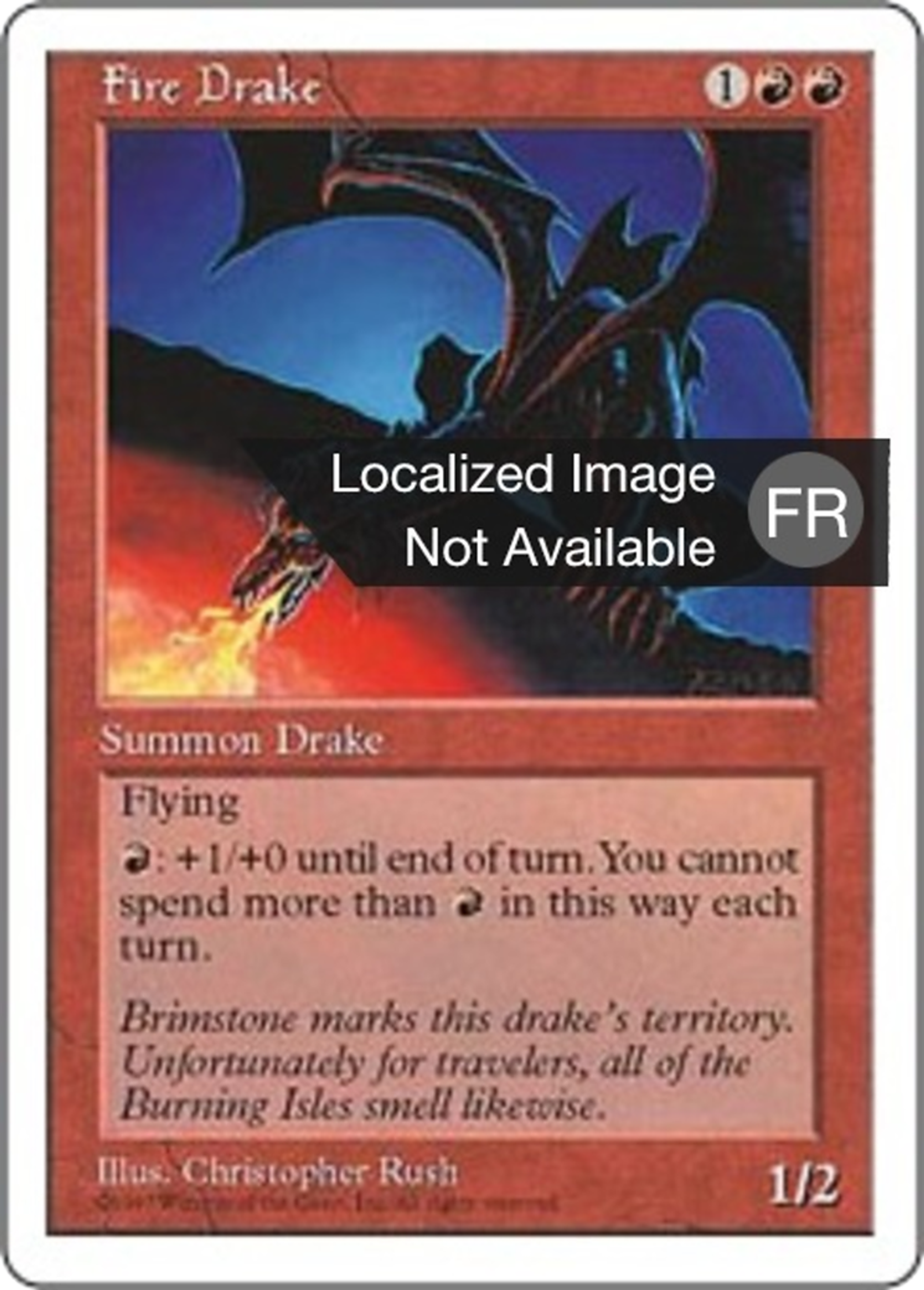 Drâkon de feu — Fifth Edition — Magic: The Gathering