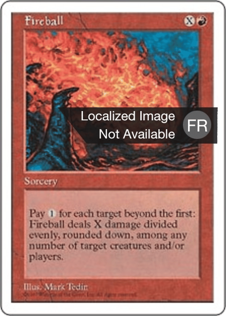 Boule de feu — Fifth Edition — Magic: The Gathering