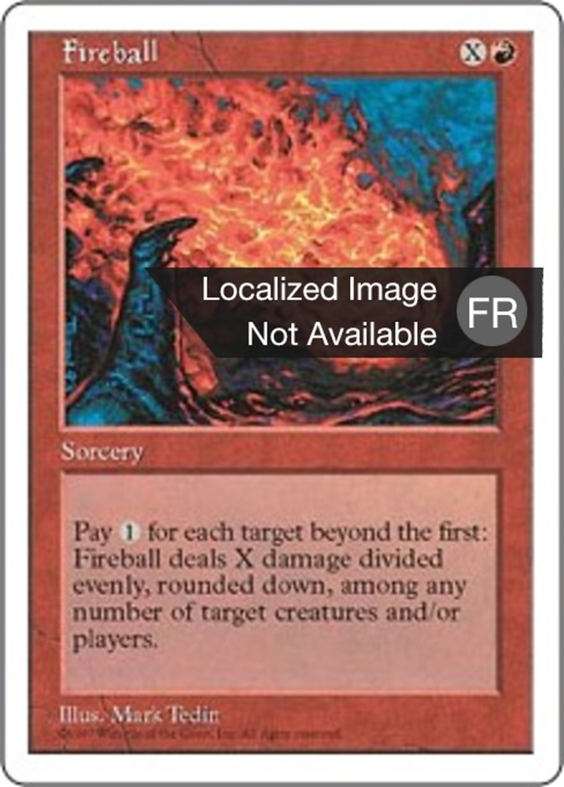 Boule de feu — Fifth Edition — Magic: The Gathering