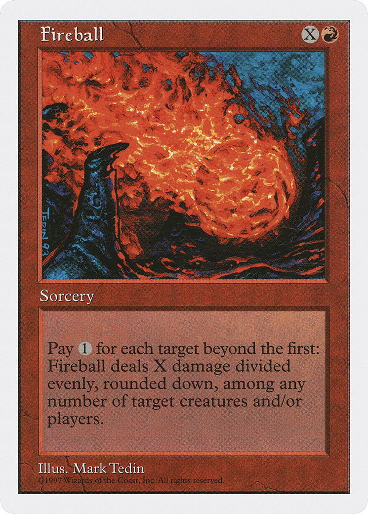 Fireball — Fifth Edition — Magic: The Gathering