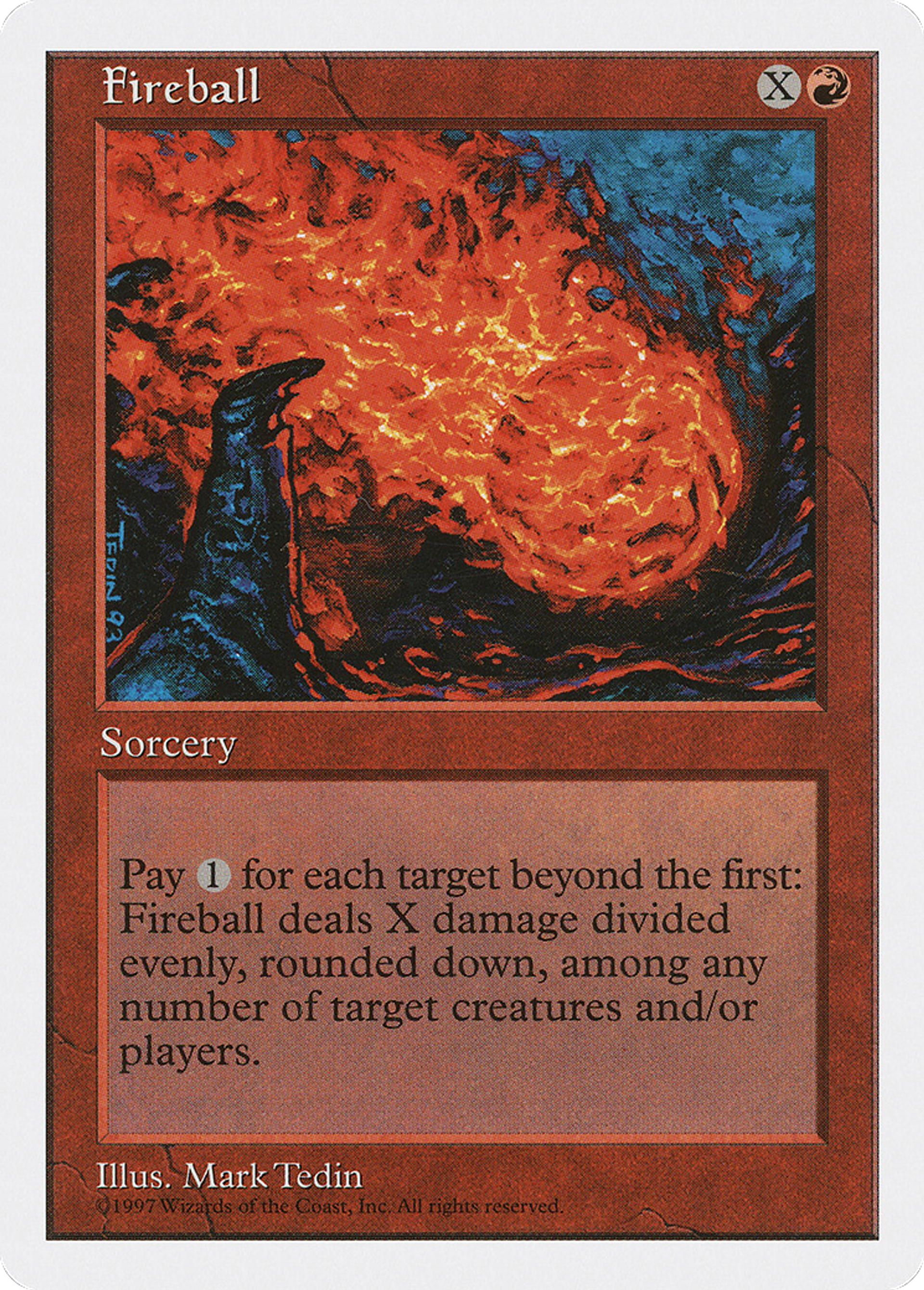 Fireball — Fifth Edition — Magic: The Gathering