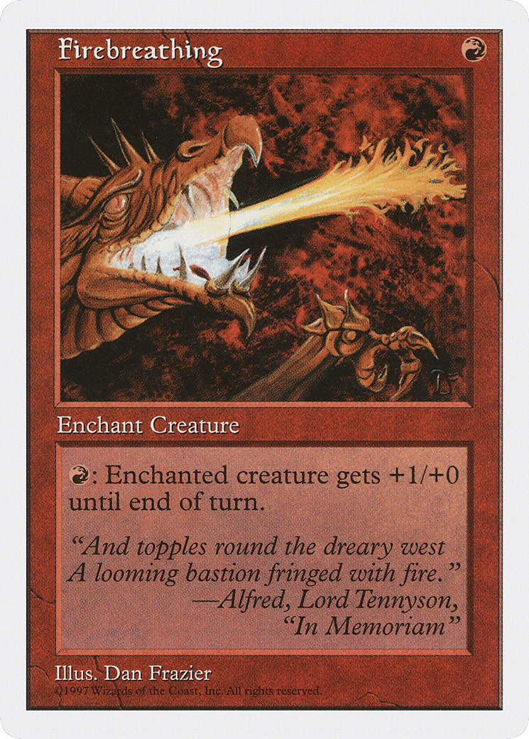 Firebreathing — Fifth Edition — Magic: The Gathering