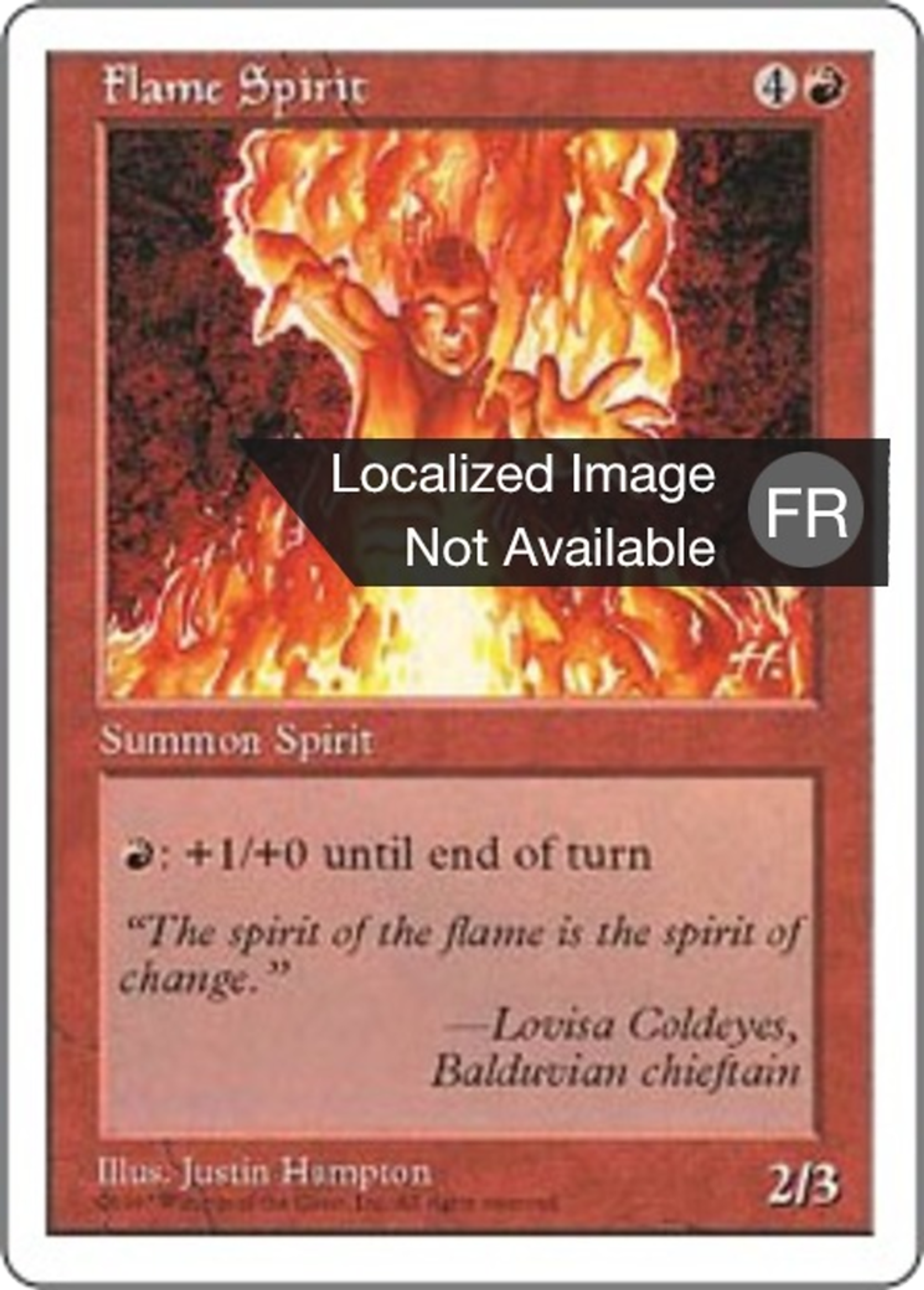 Esprit de flamme — Fifth Edition — Magic: The Gathering