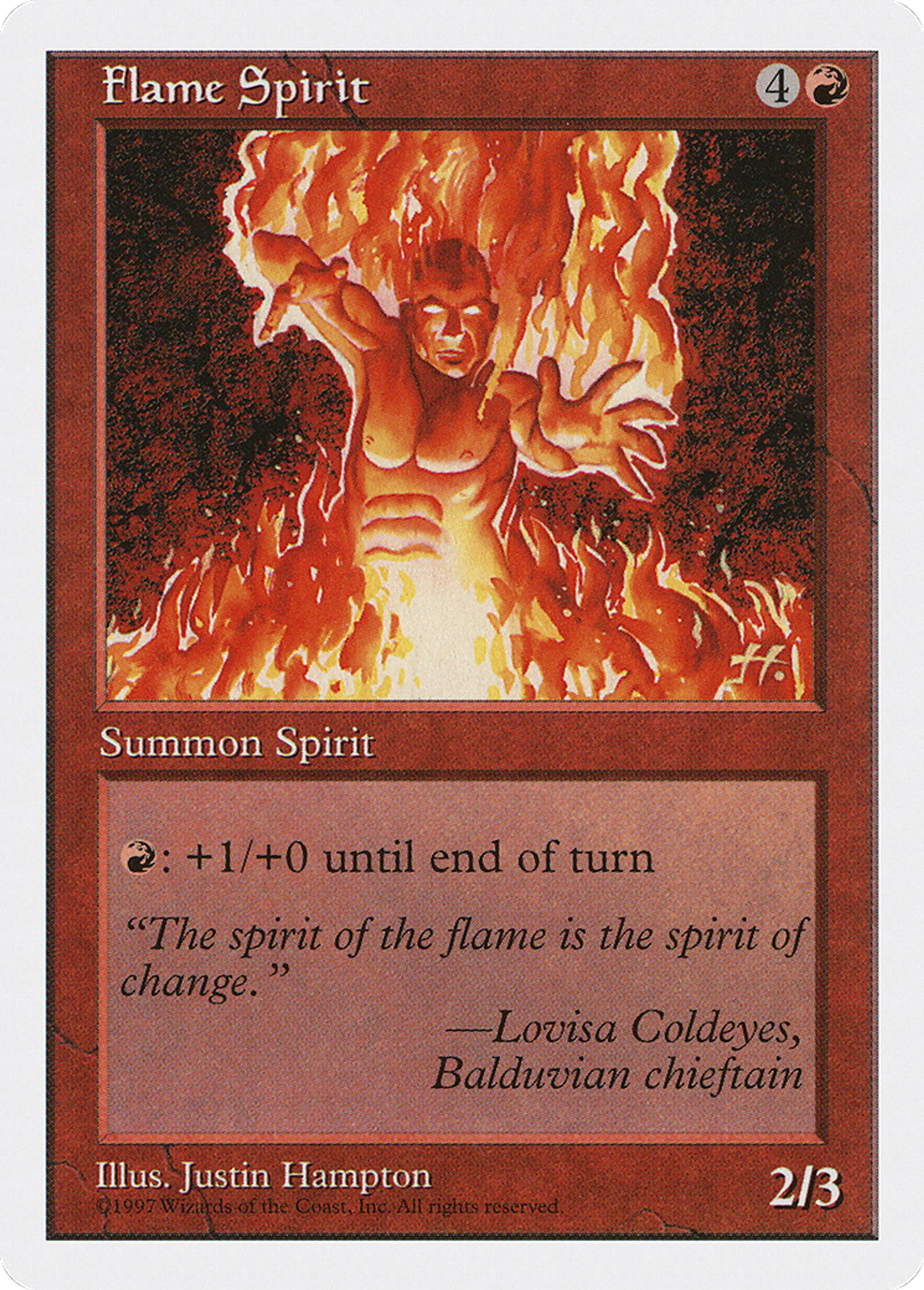 Flame Spirit — Fifth Edition — Magic: The Gathering