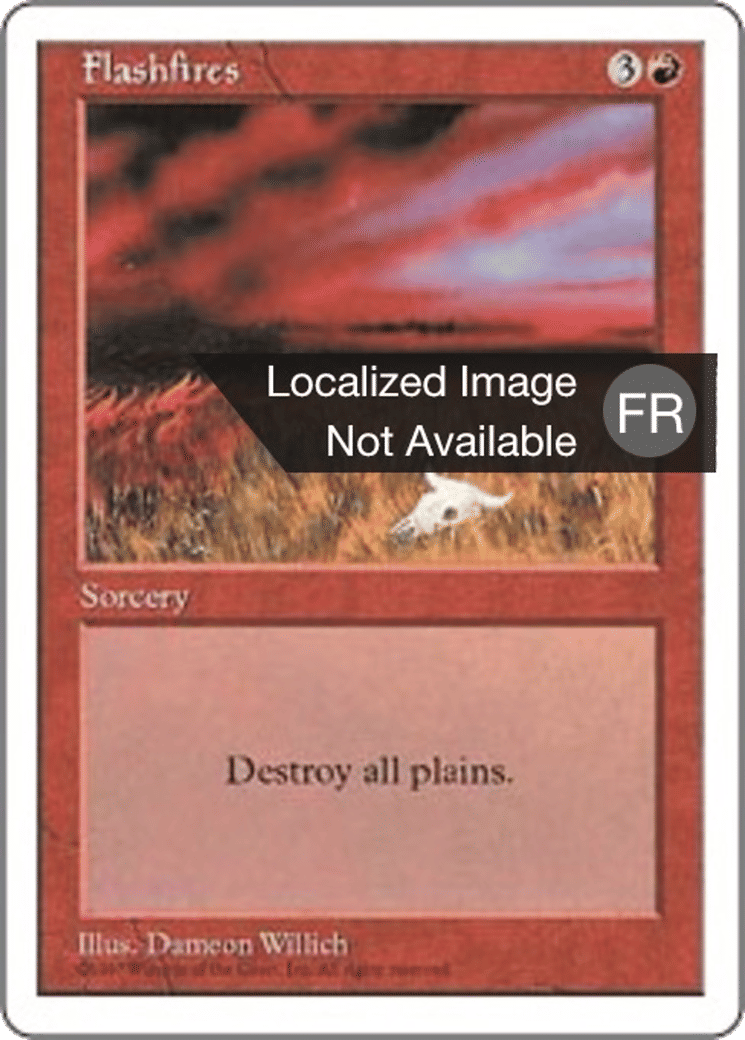 Feu de brousse — Fifth Edition — Magic: The Gathering