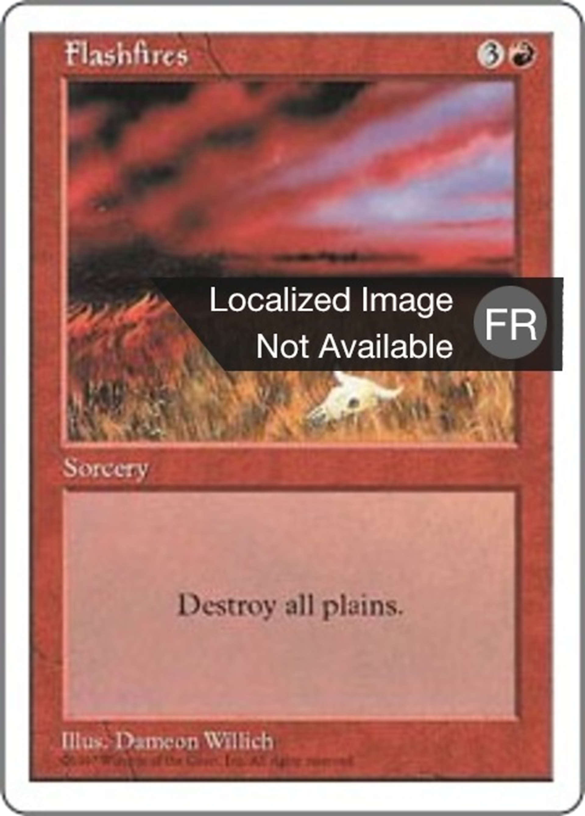 Feu de brousse — Fifth Edition — Magic: The Gathering