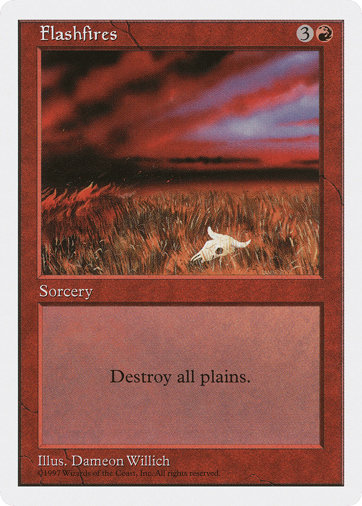Flashfires — Fifth Edition — Magic: The Gathering