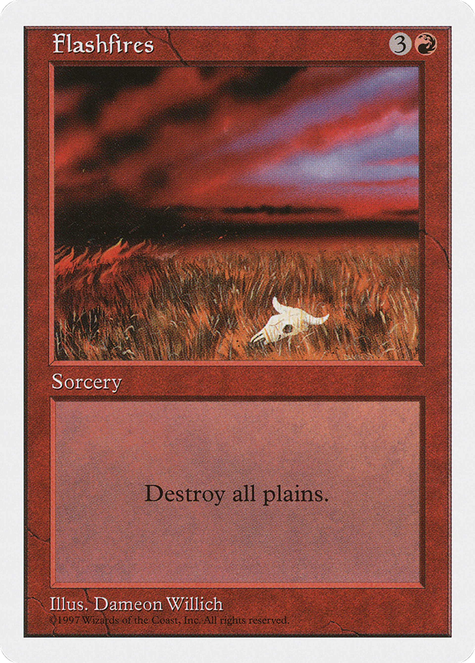 Flashfires — Fifth Edition — Magic: The Gathering
