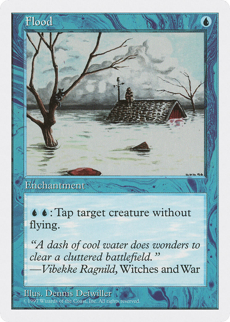 Flood — Fifth Edition — Magic: The Gathering