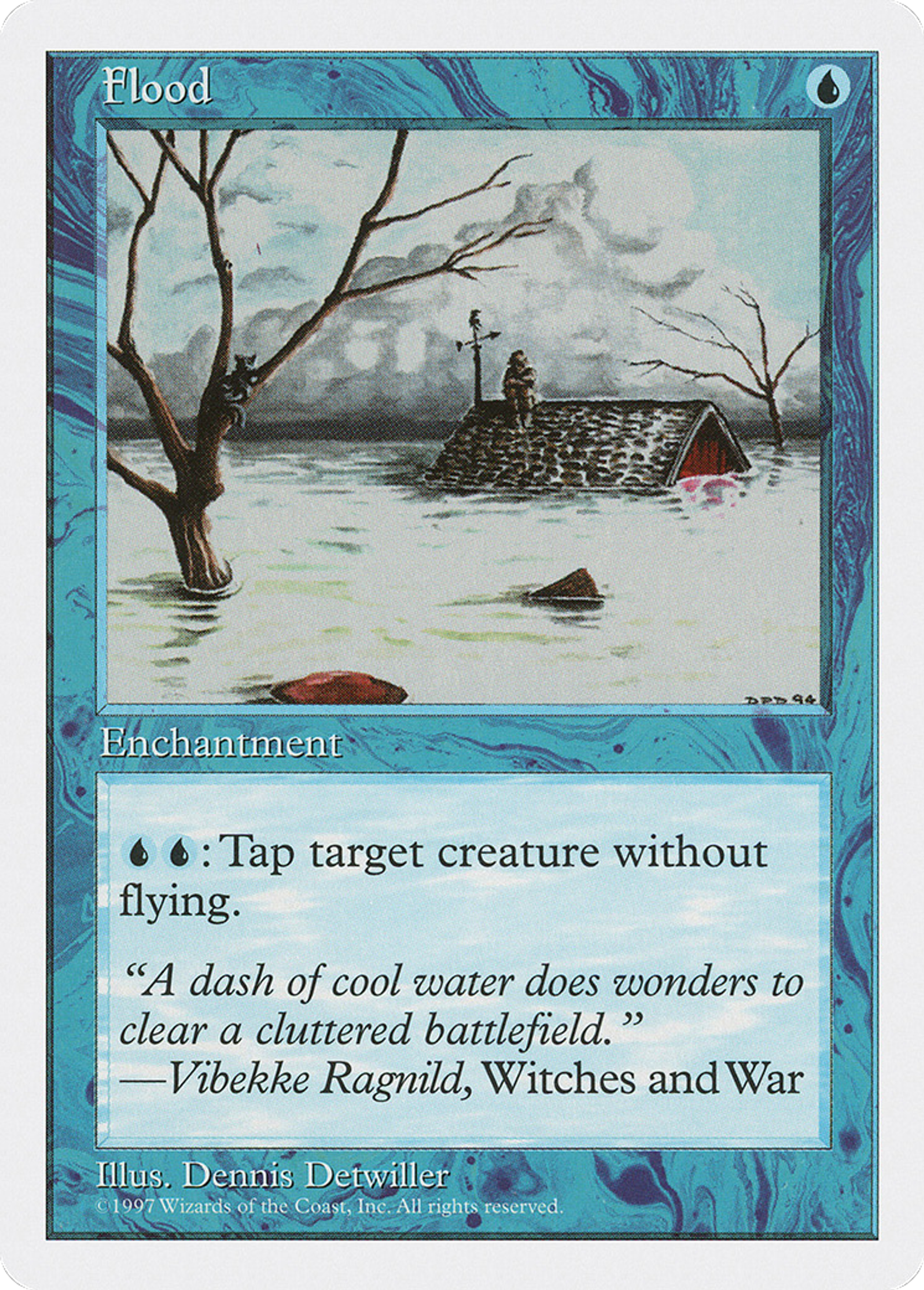 Flood — Fifth Edition — Magic: The Gathering