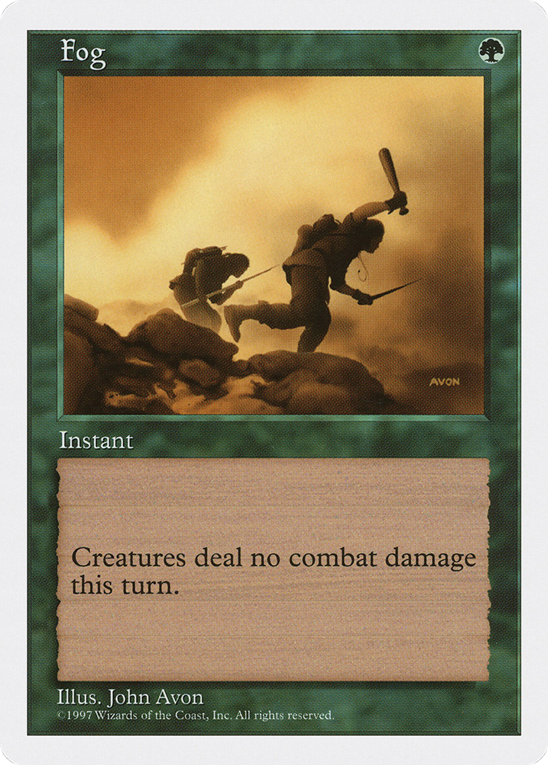Fog — Fifth Edition — Magic: The Gathering