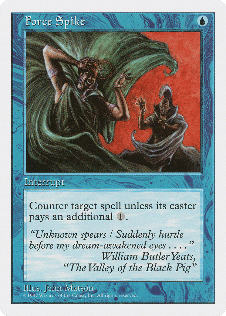Force Spike — Fifth Edition — Magic: The Gathering