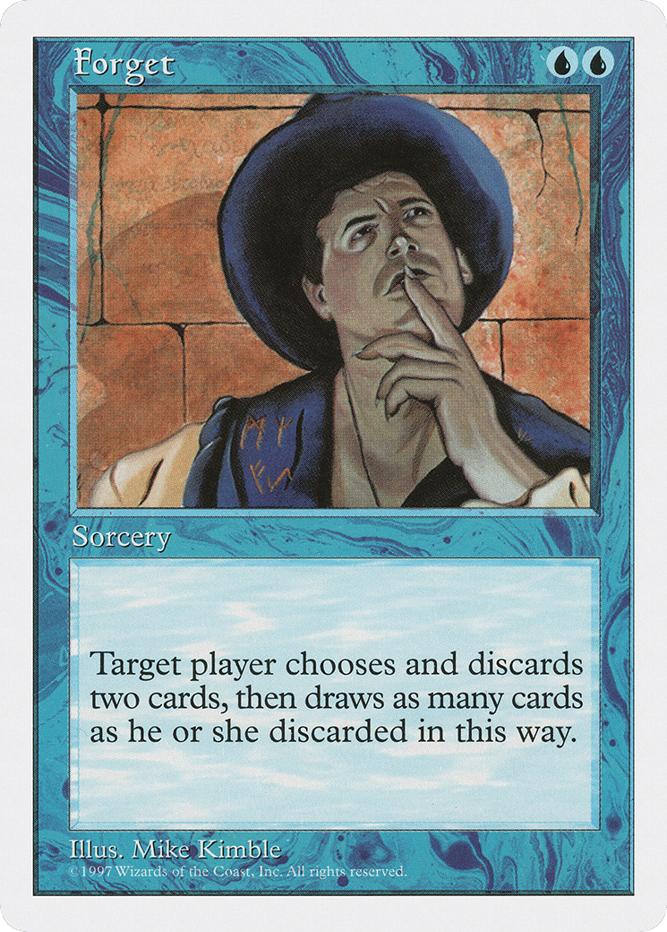 Forget — Fifth Edition — Magic: The Gathering