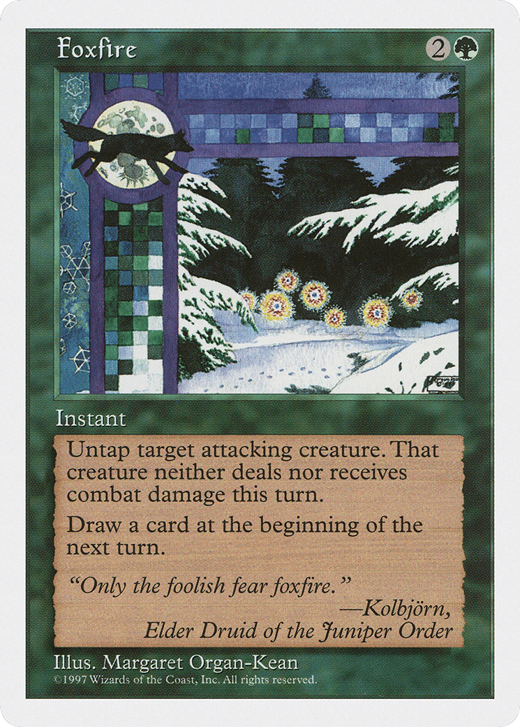 Foxfire — Fifth Edition — Magic: The Gathering