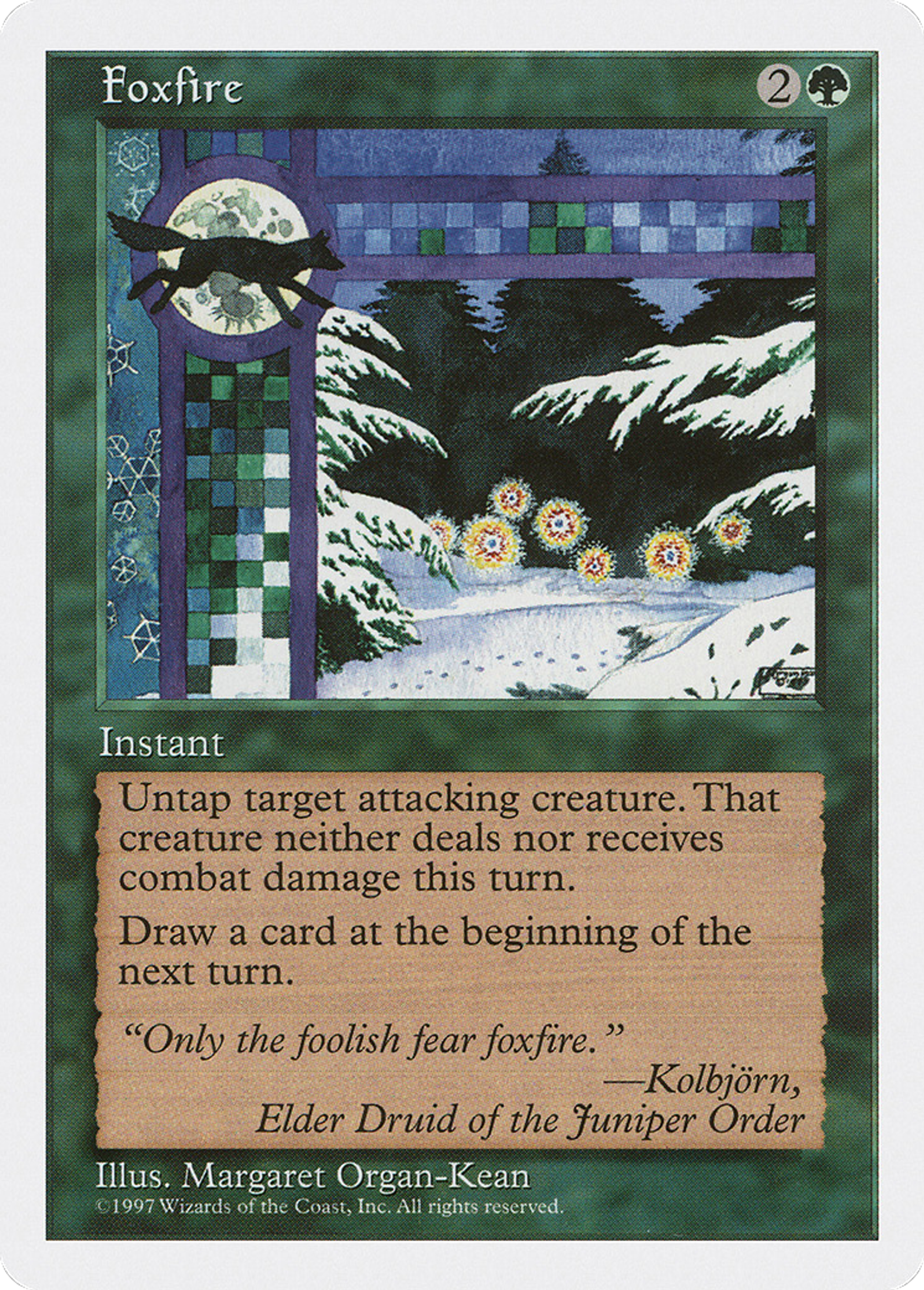 Foxfire — Fifth Edition — Magic: The Gathering
