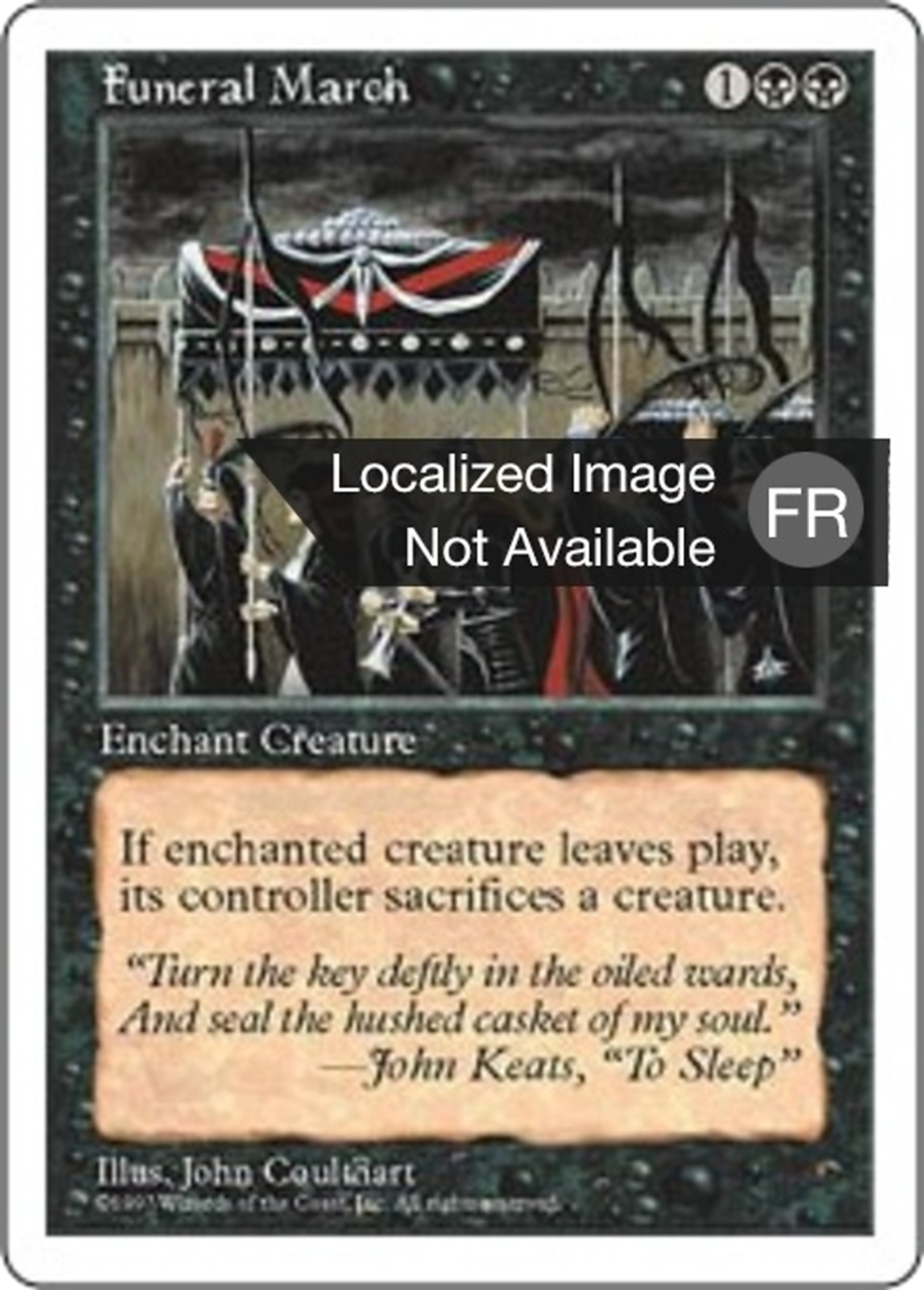 Cortège funèbre — Fifth Edition — Magic: The Gathering