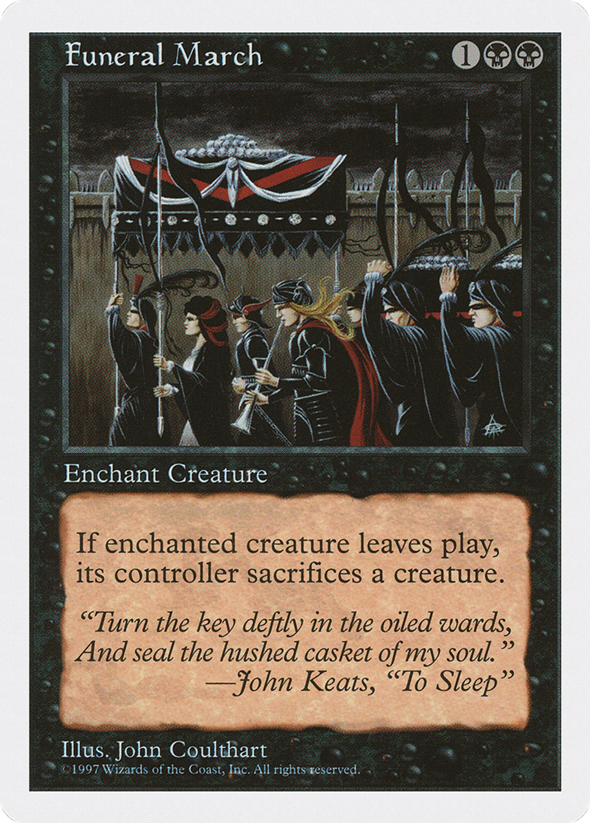 Funeral March — Fifth Edition — Magic: The Gathering