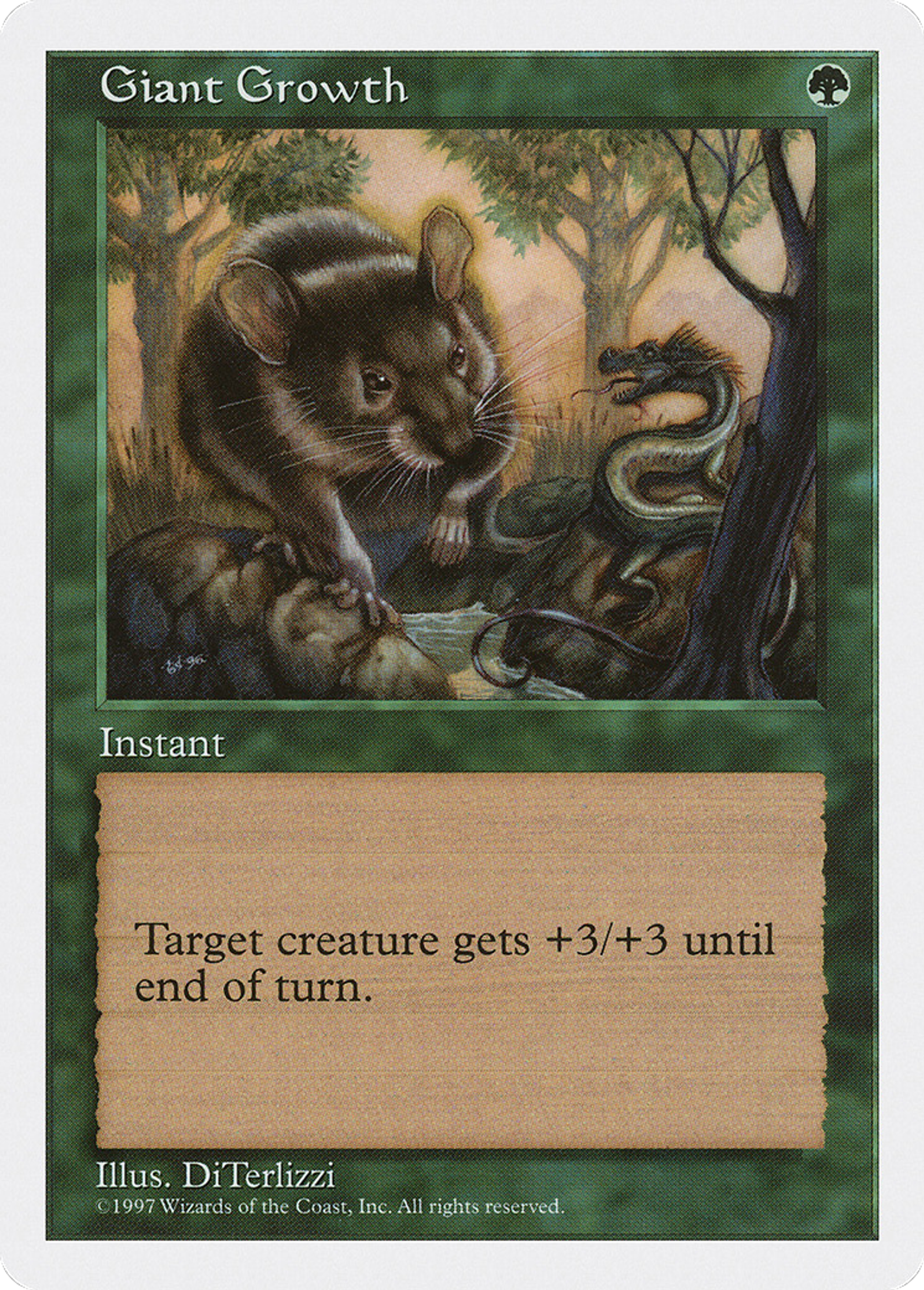 Croissance gigantesque — Fifth Edition — Magic: The Gathering