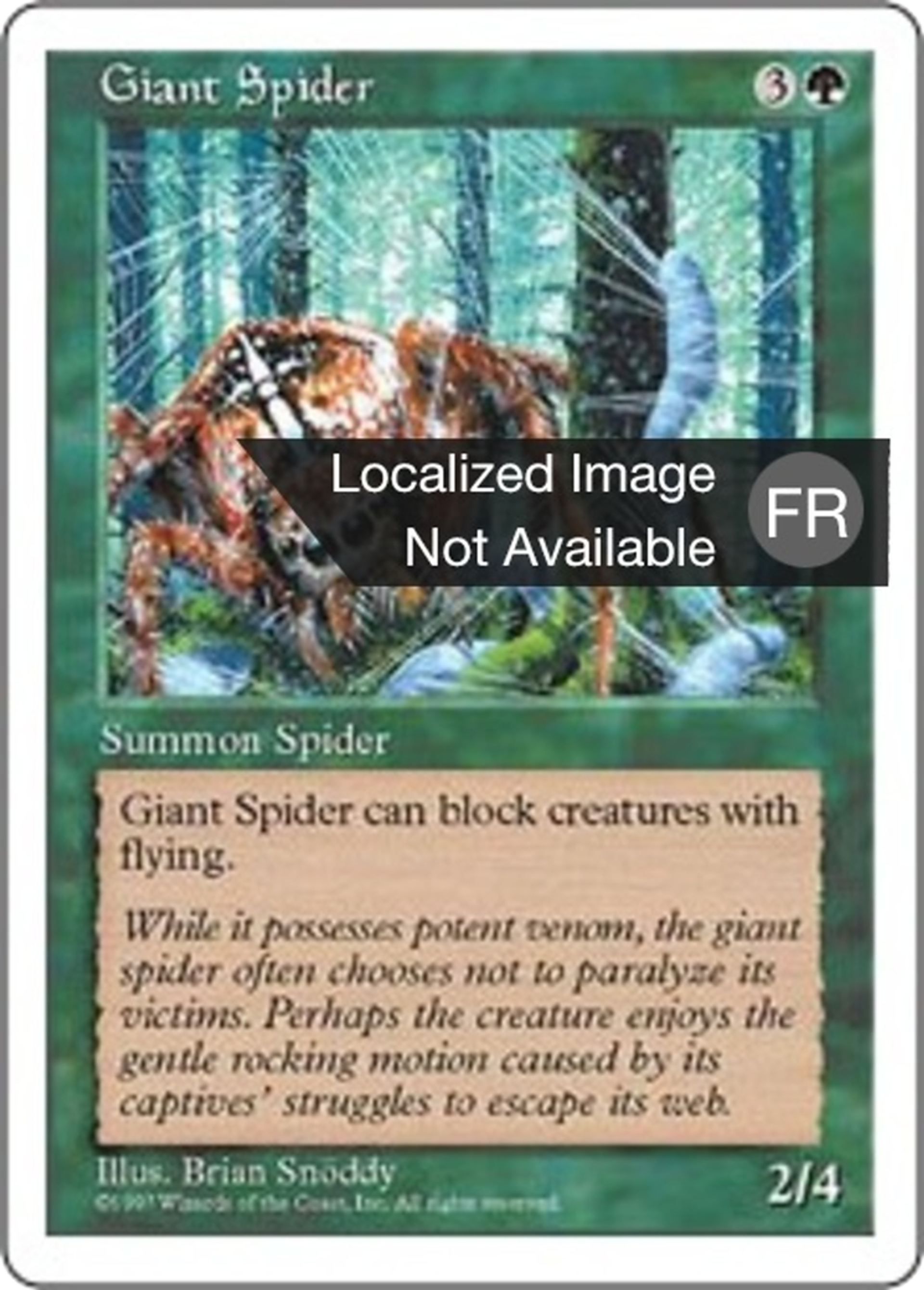 Araignée géante — Fifth Edition — Magic: The Gathering