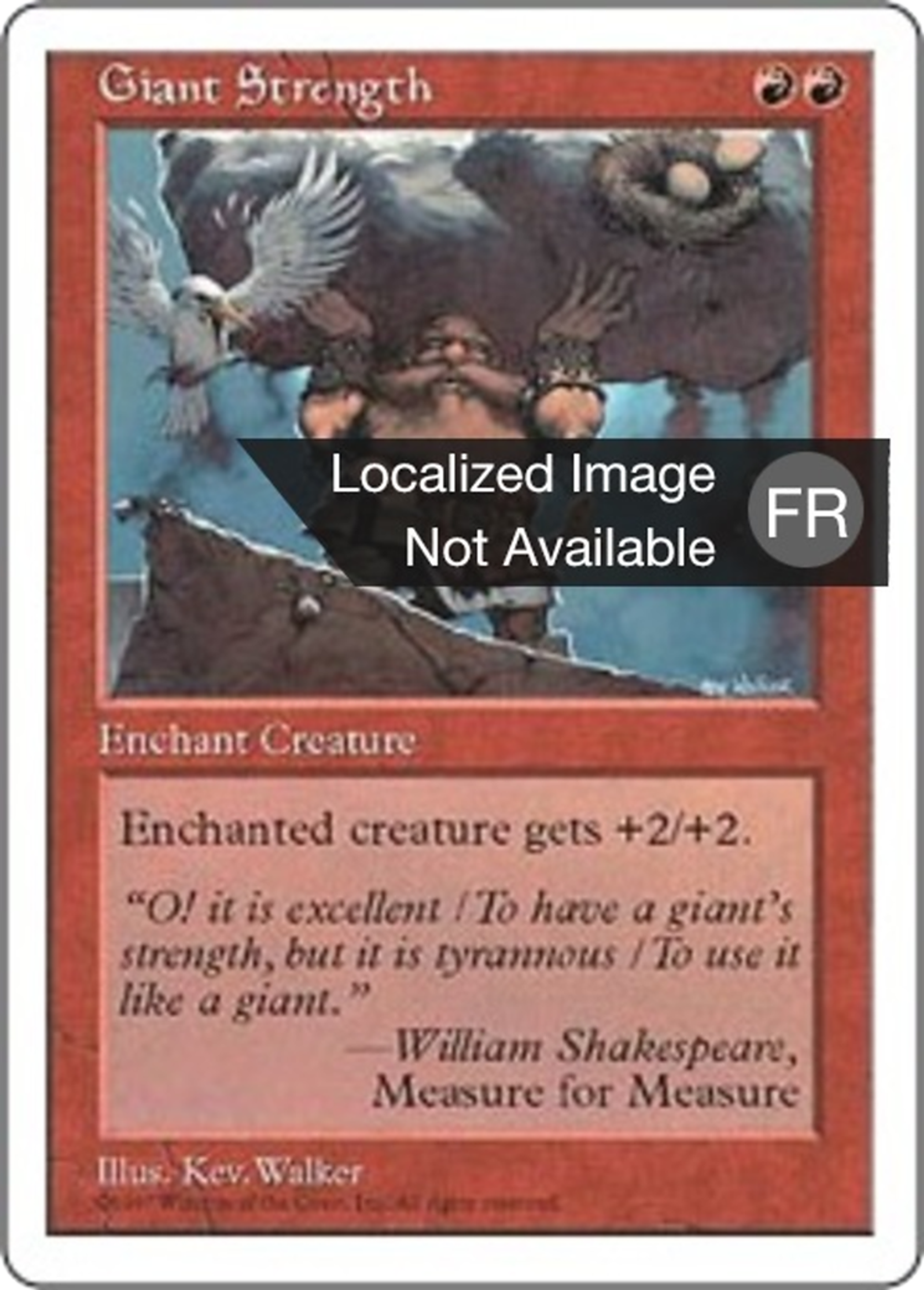 Force de géant — Fifth Edition — Magic: The Gathering