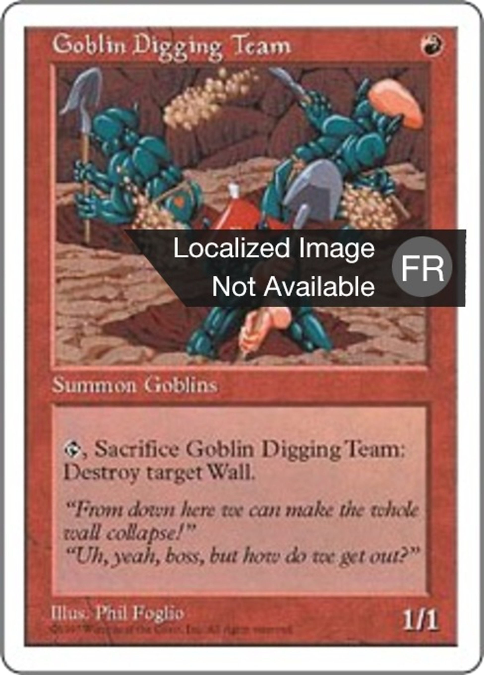 Équipe de minage gobeline — Fifth Edition — Magic: The Gathering