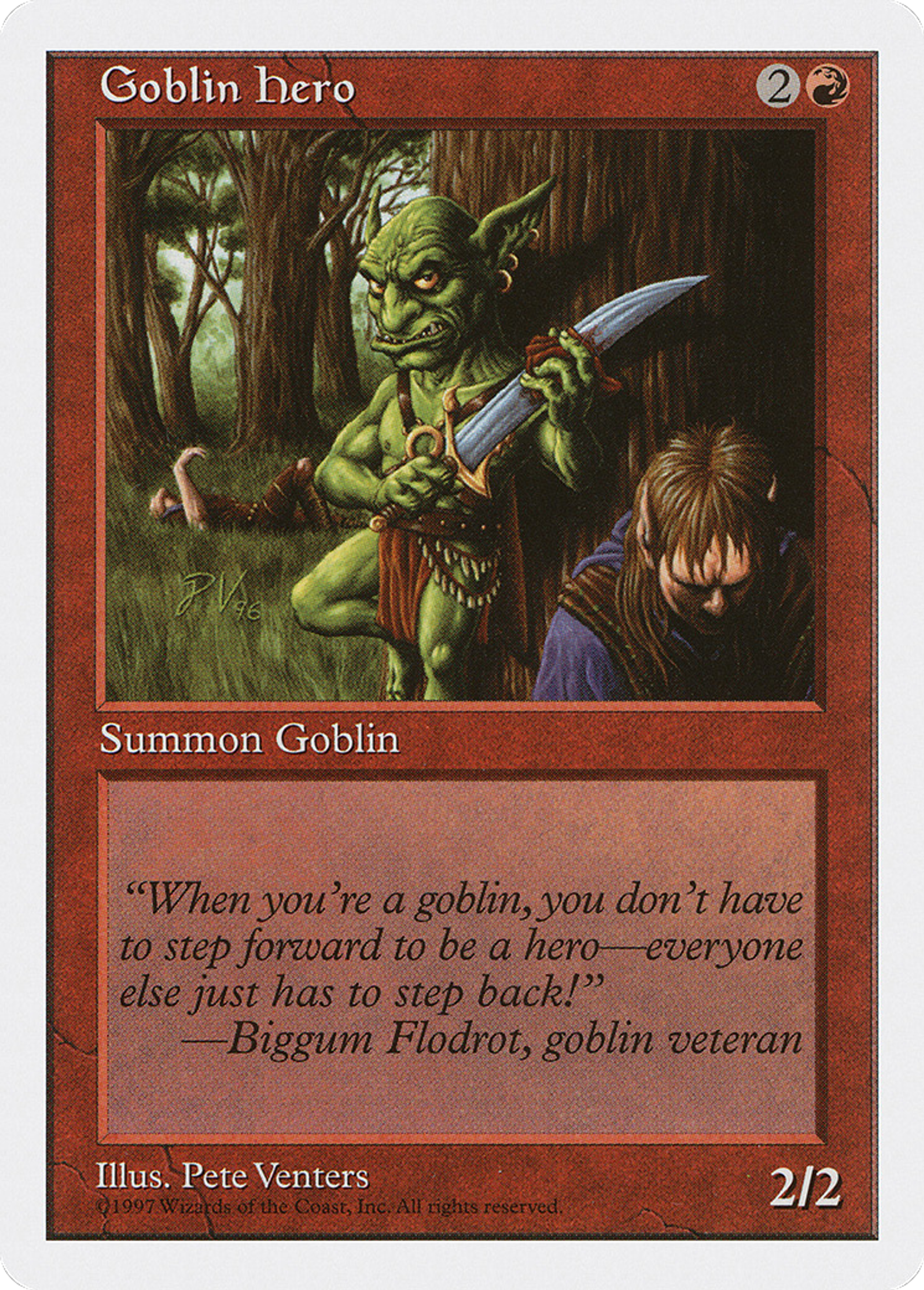 Goblin Hero — Fifth Edition — Magic: The Gathering