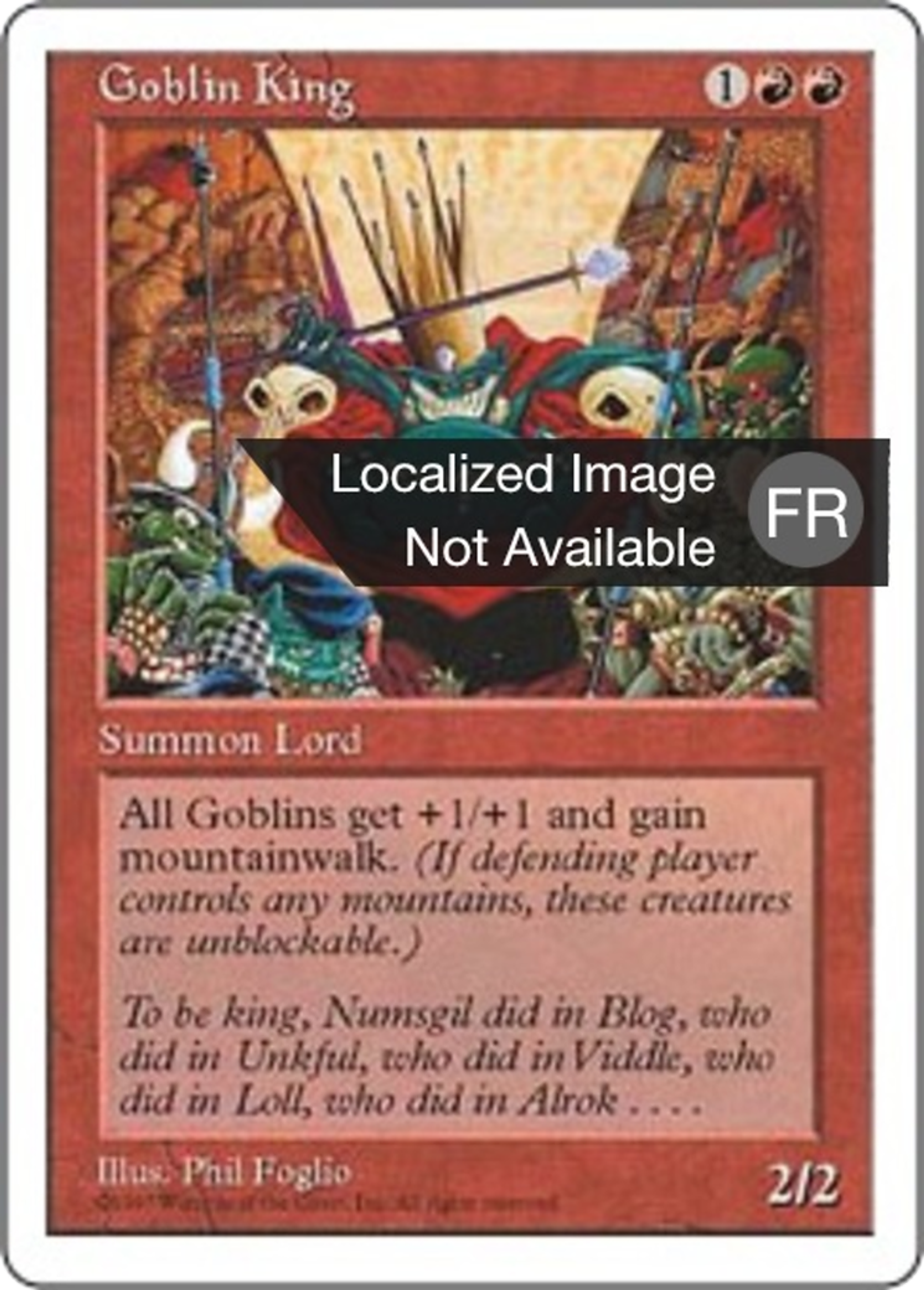 Roi des gobelins — Fifth Edition — Magic: The Gathering