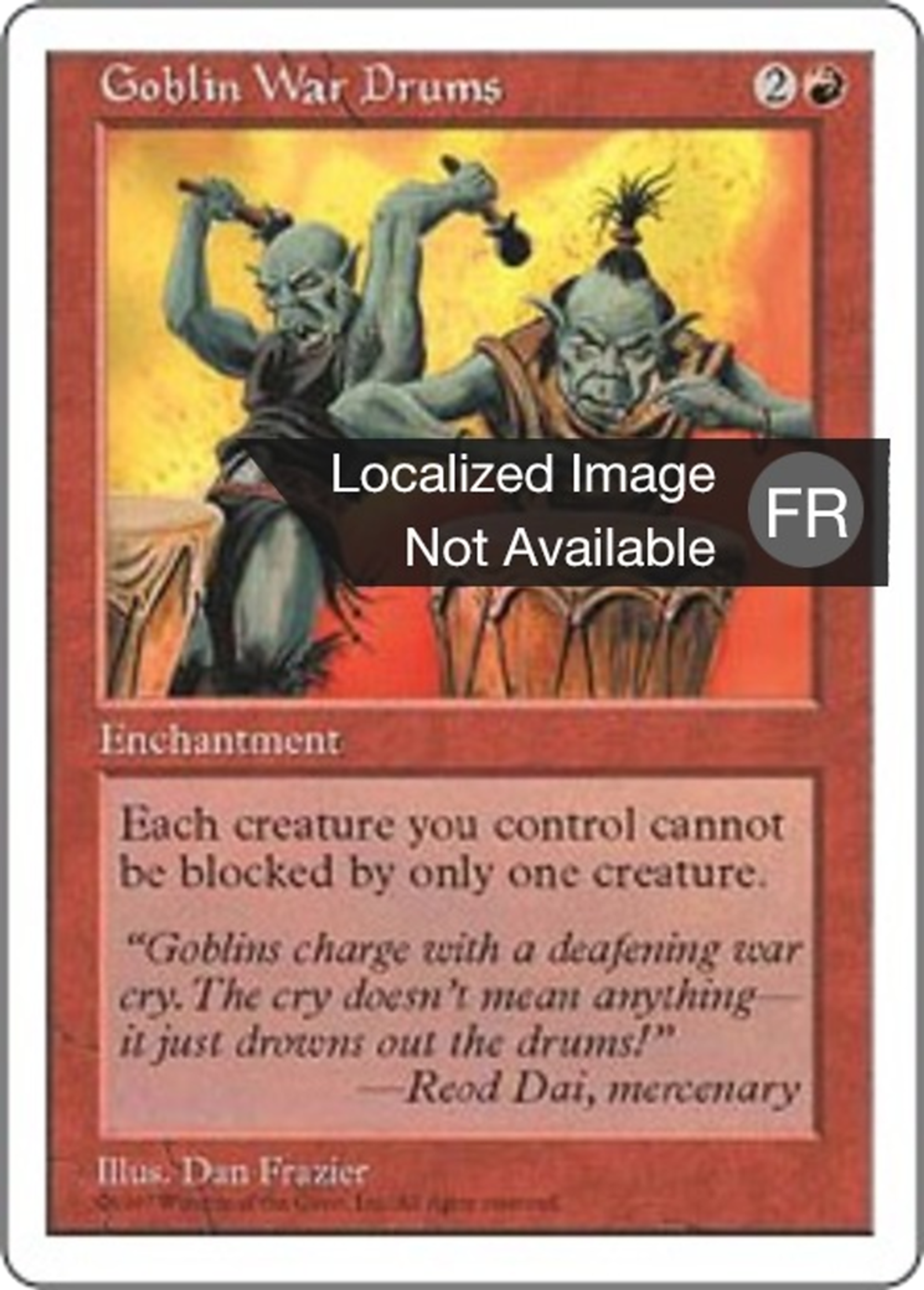 Tambours de guerre gobelins — Fifth Edition — Magic: The Gathering